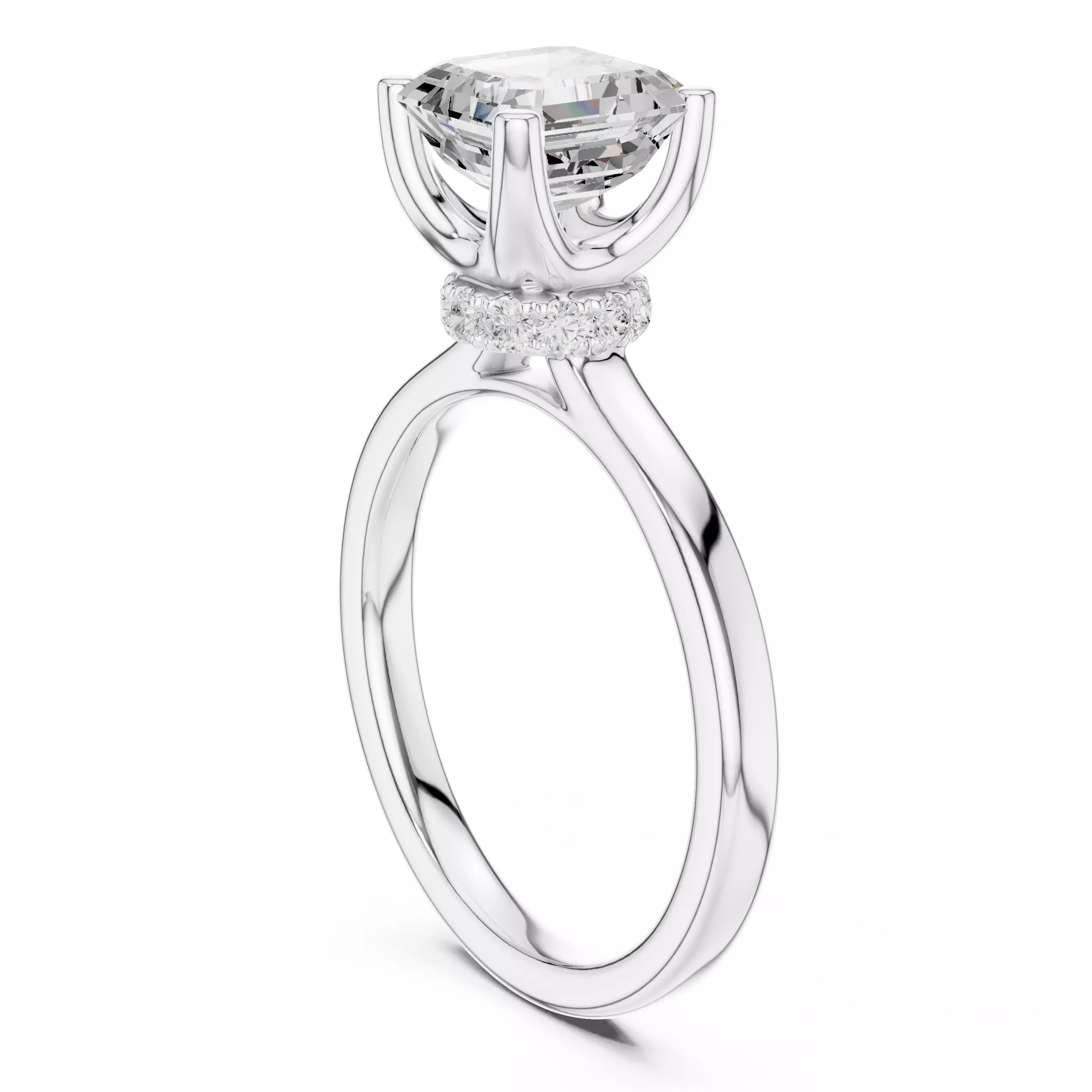 Bow Halo - Asscher