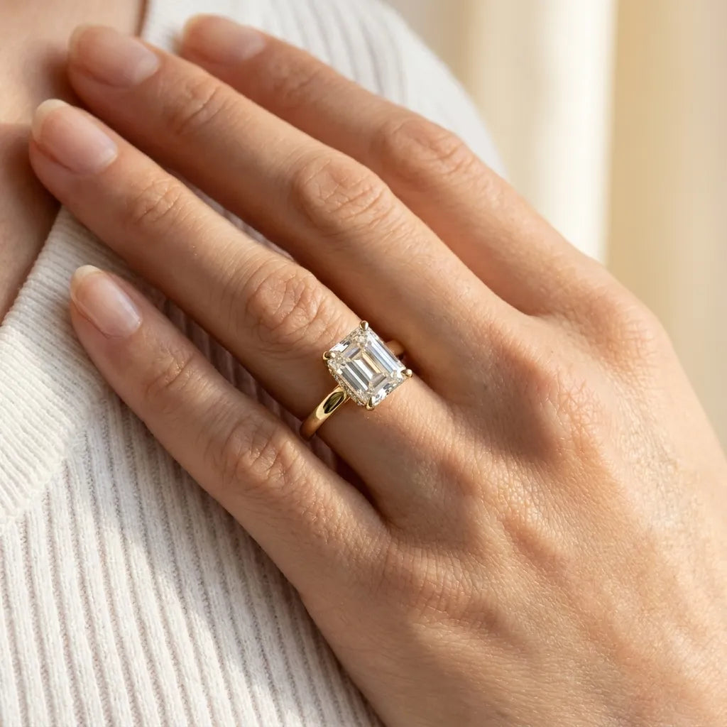 Bow Halo - Asscher