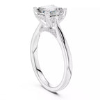 Cathedral Halo - Asscher