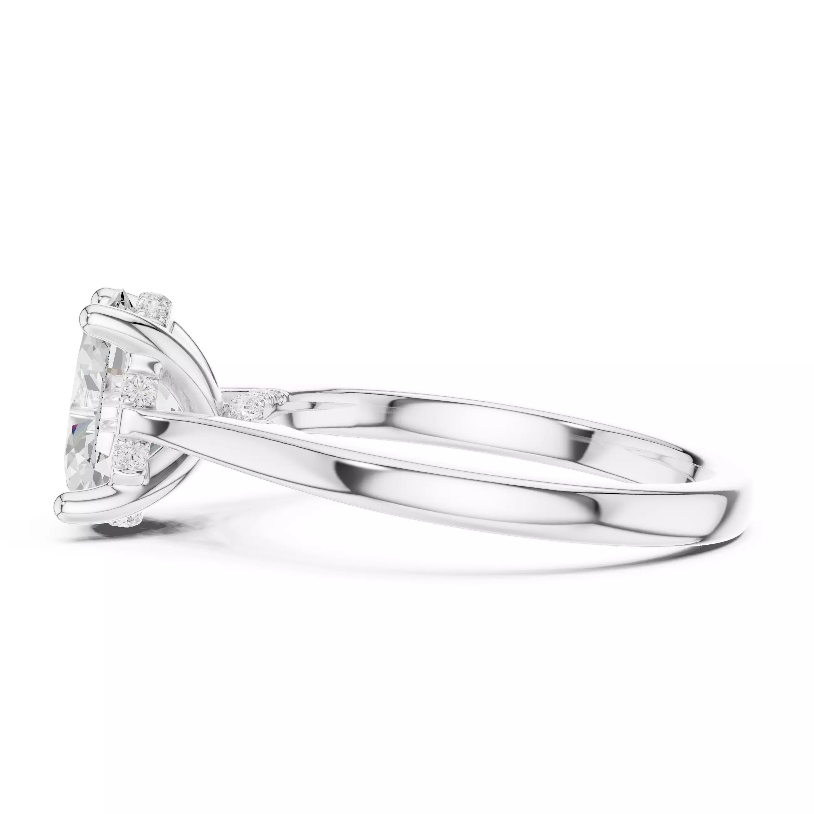 Cathedral Halo - Oval