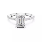 Cathedral Pavé - Emerald