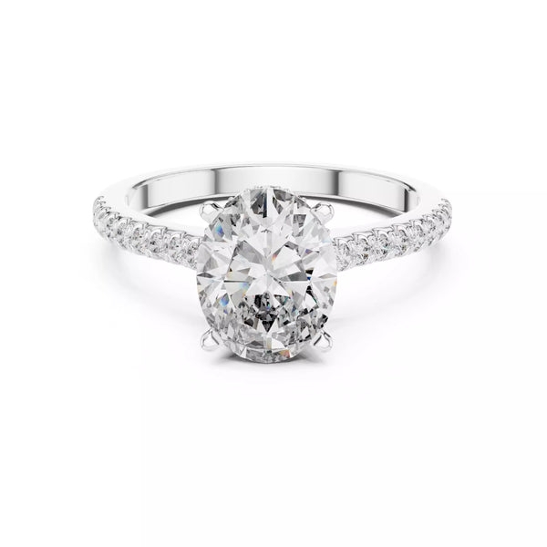 Cathedral Pavé - Oval