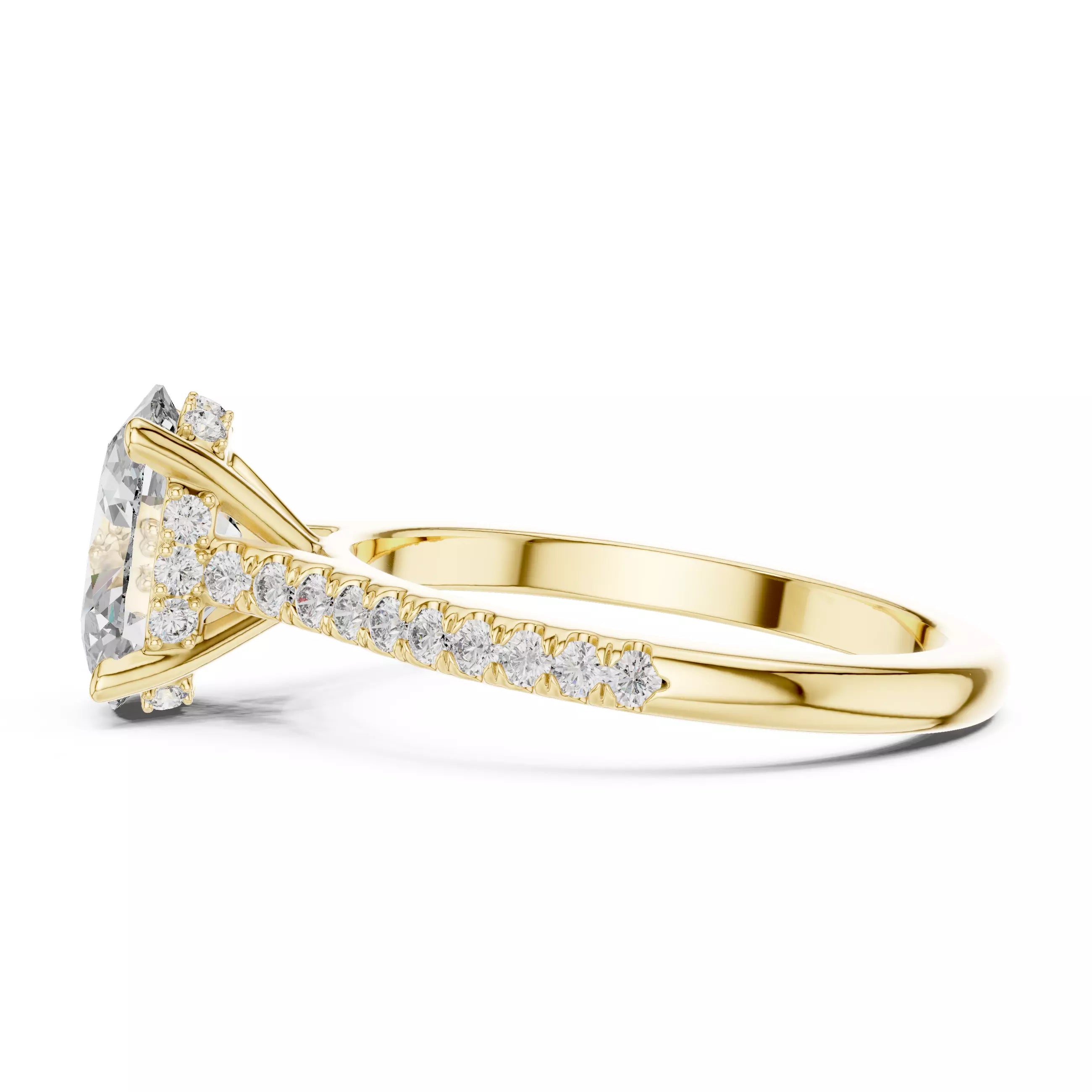 Cathedral Pavé - Oval