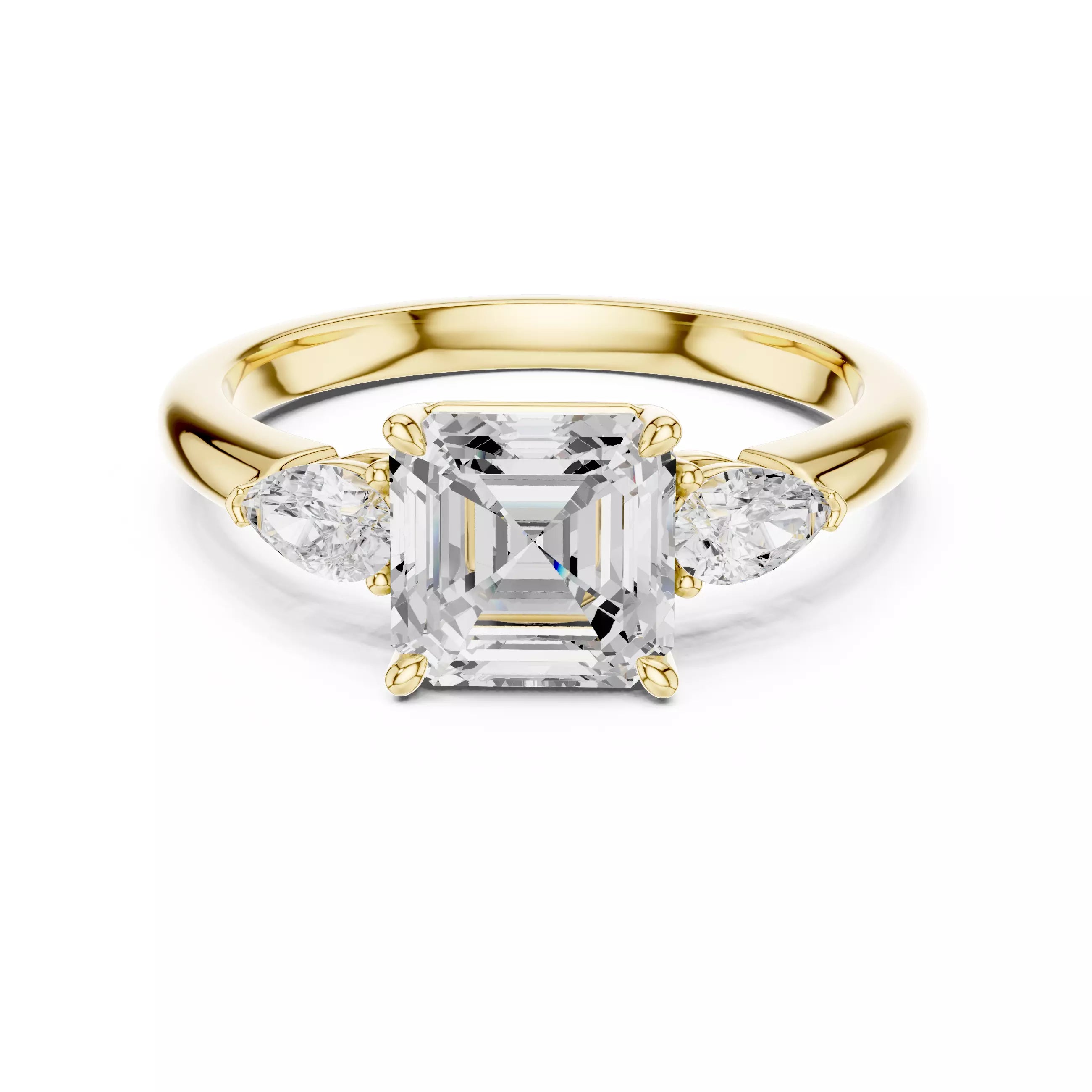 Cathedral Trio - Asscher