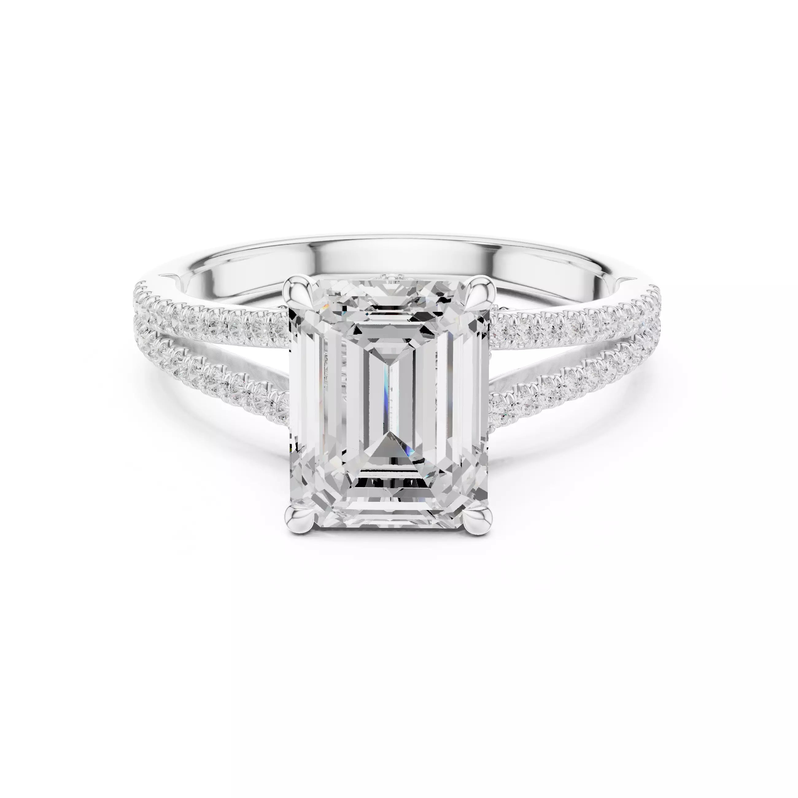 Chevron Halo - Emerald