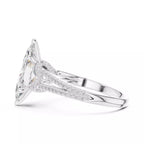 Chevron Halo - Marquise