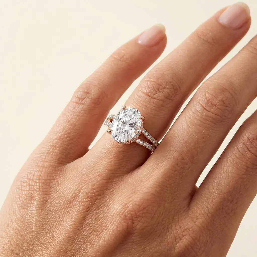 Chevron Halo - Oval