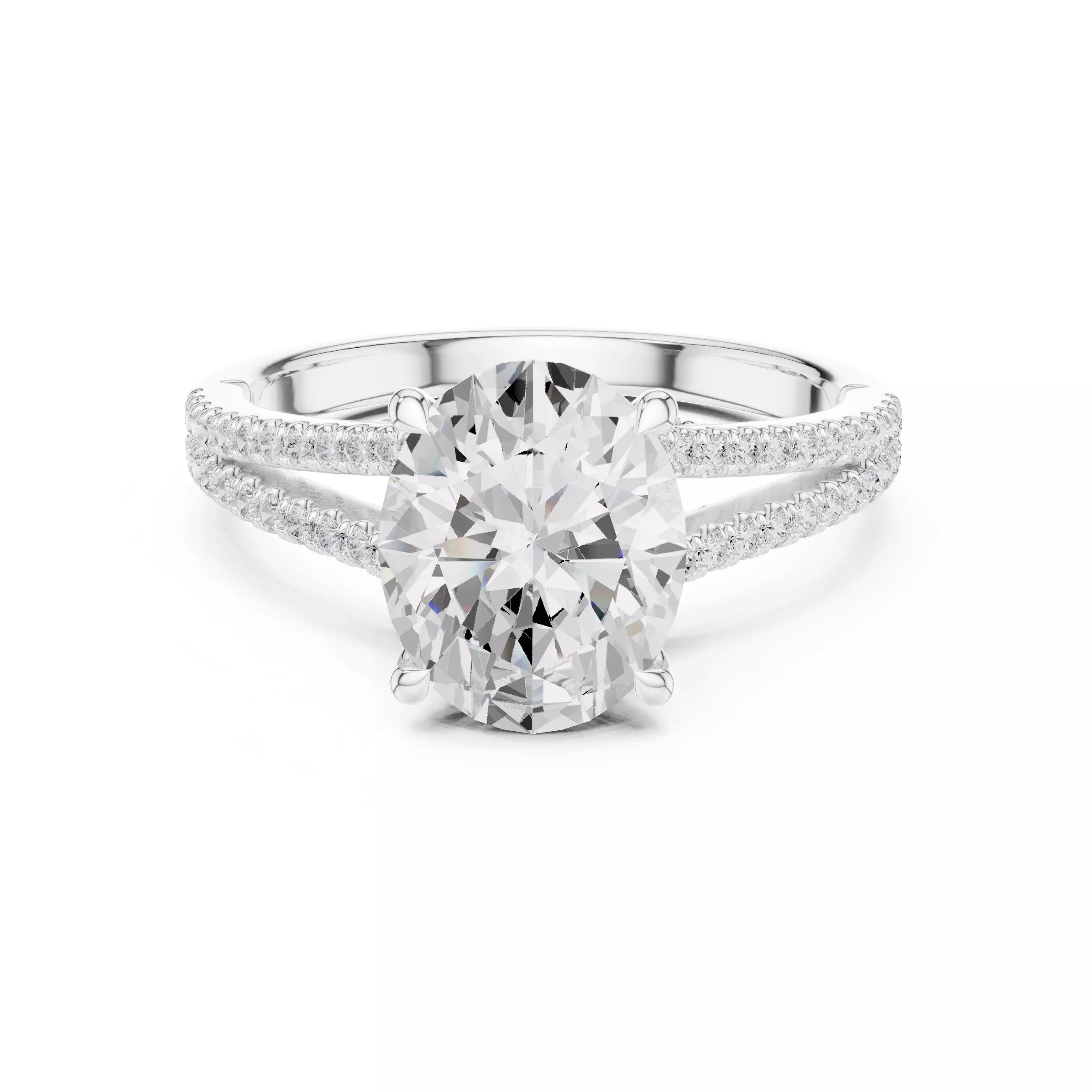 Chevron Halo - Oval