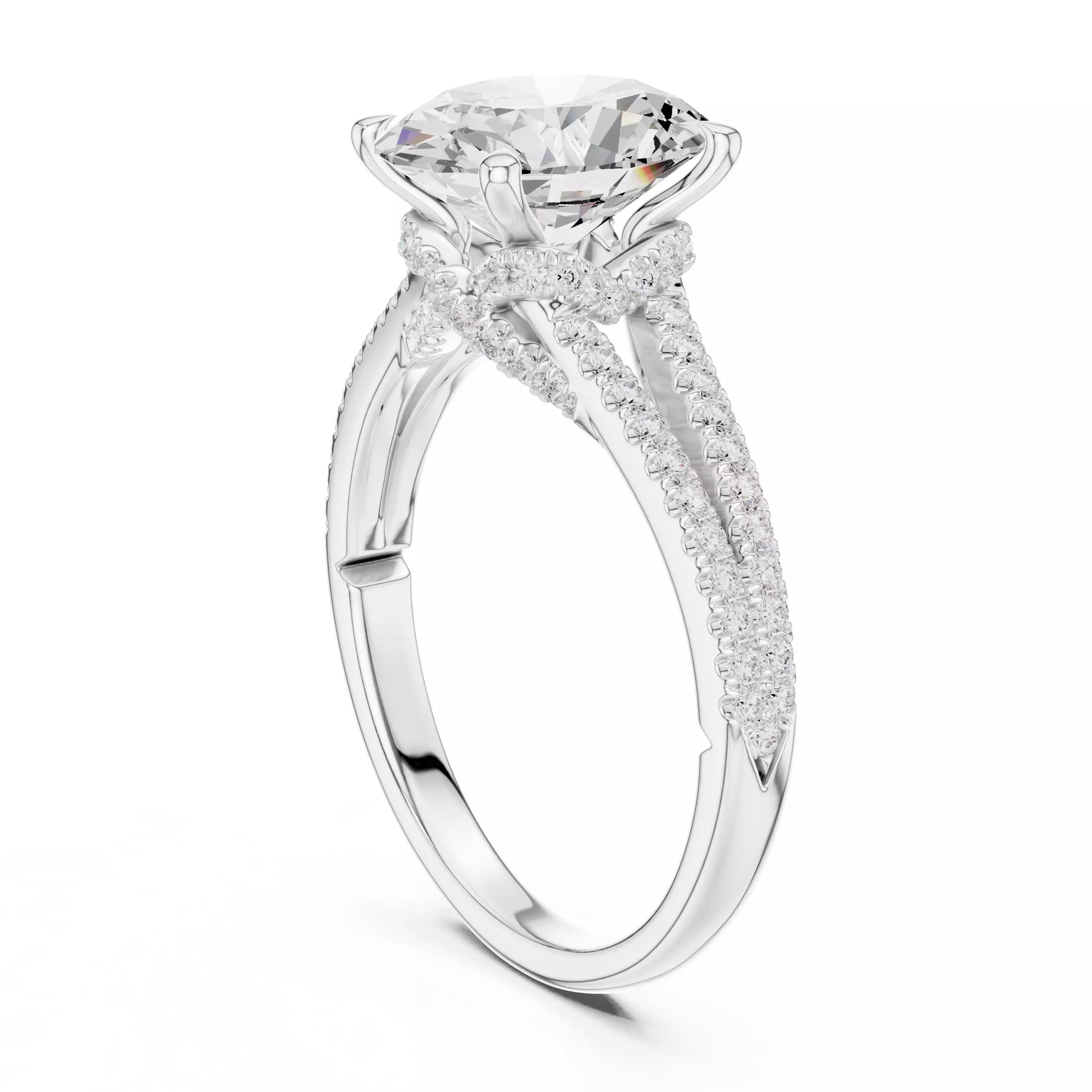 Chevron Halo - Oval