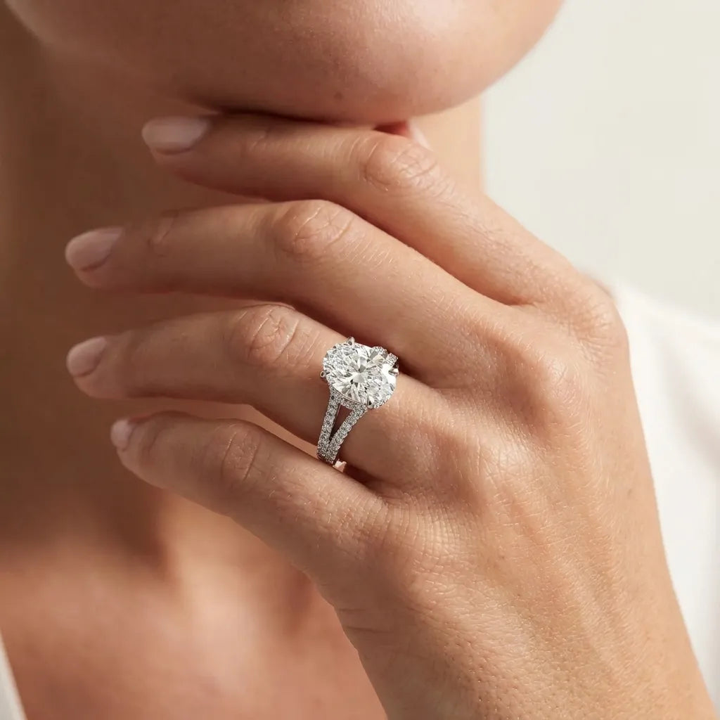 Chevron Halo - Oval