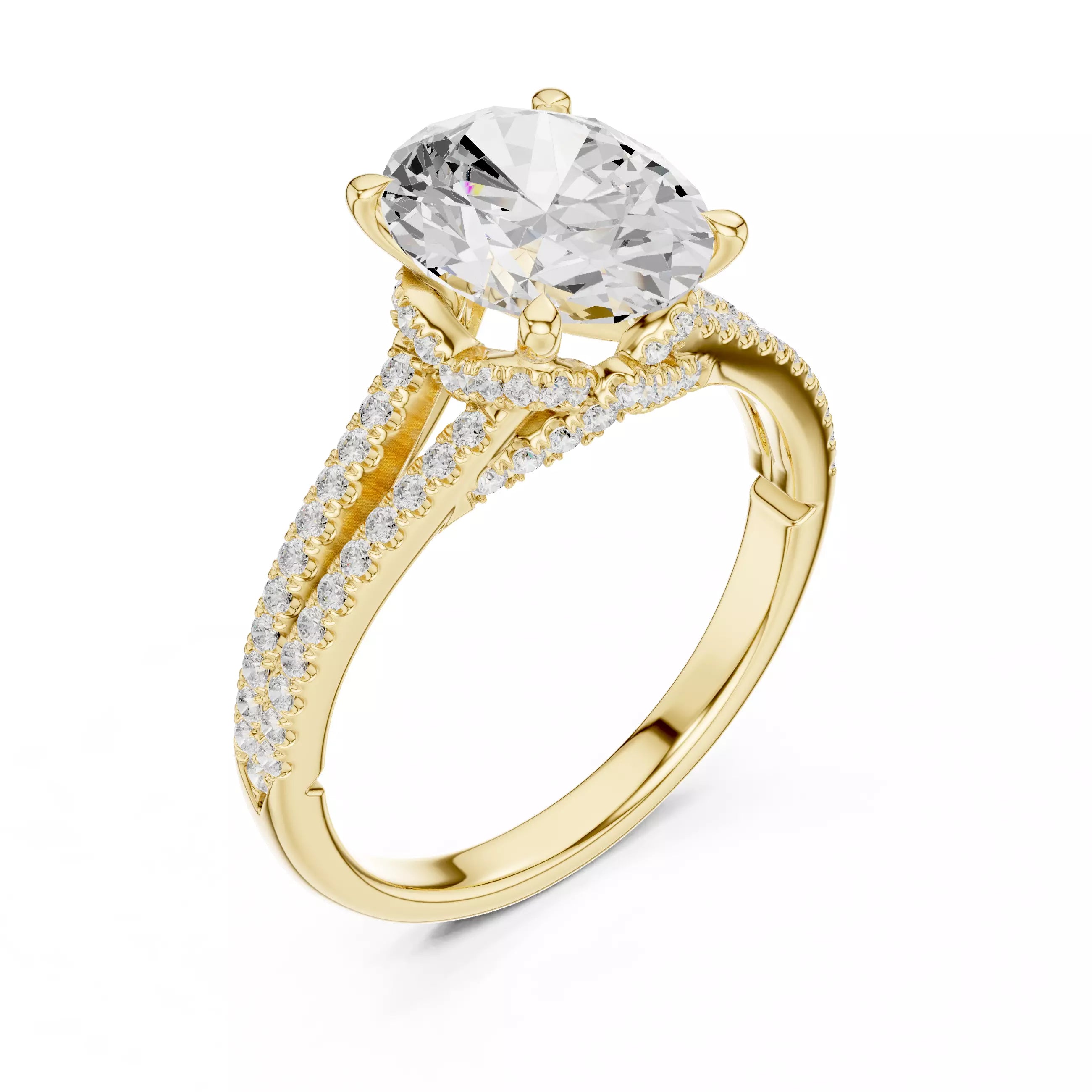 Chevron Halo - Oval