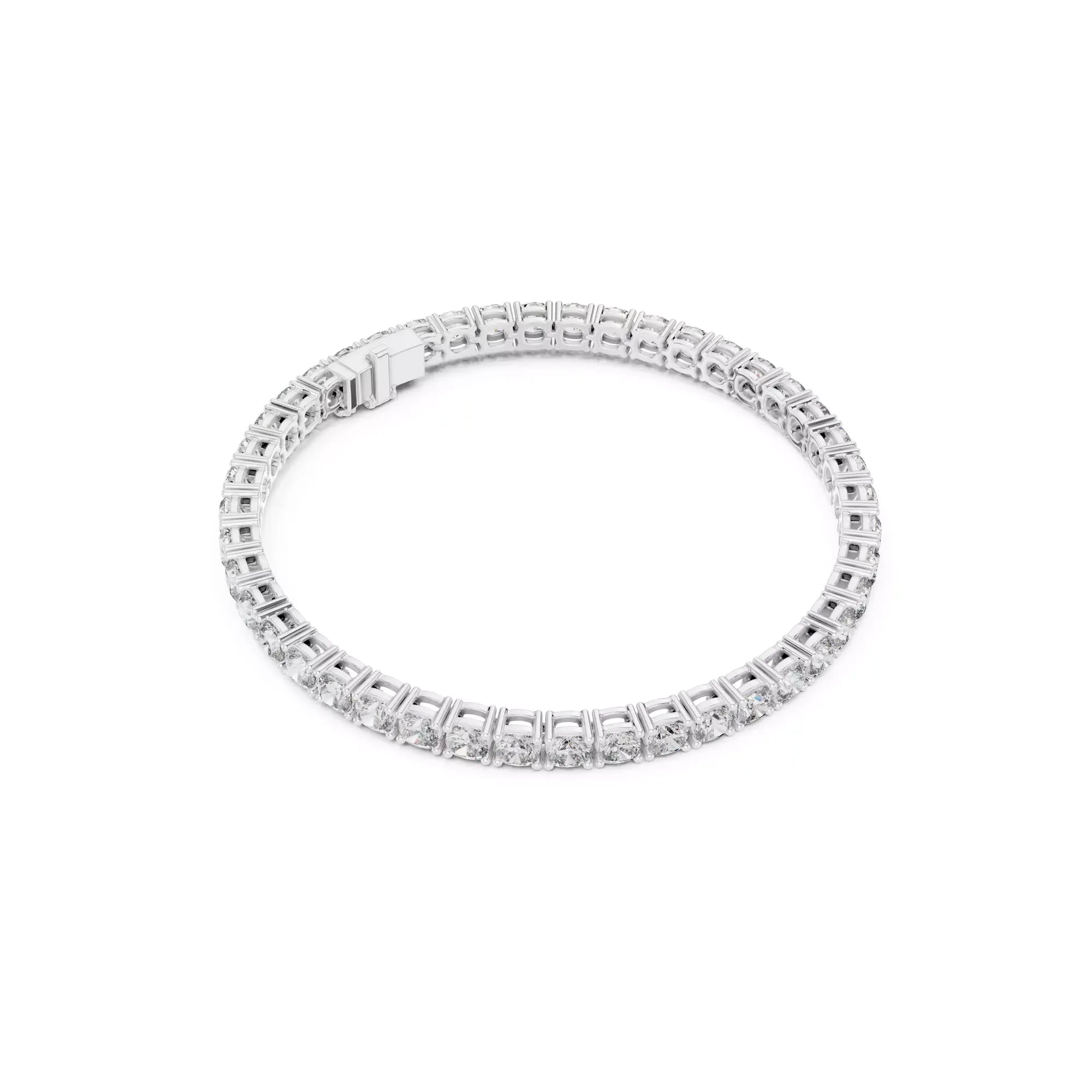 Classic Cushion Diamond Tennis Bracelet