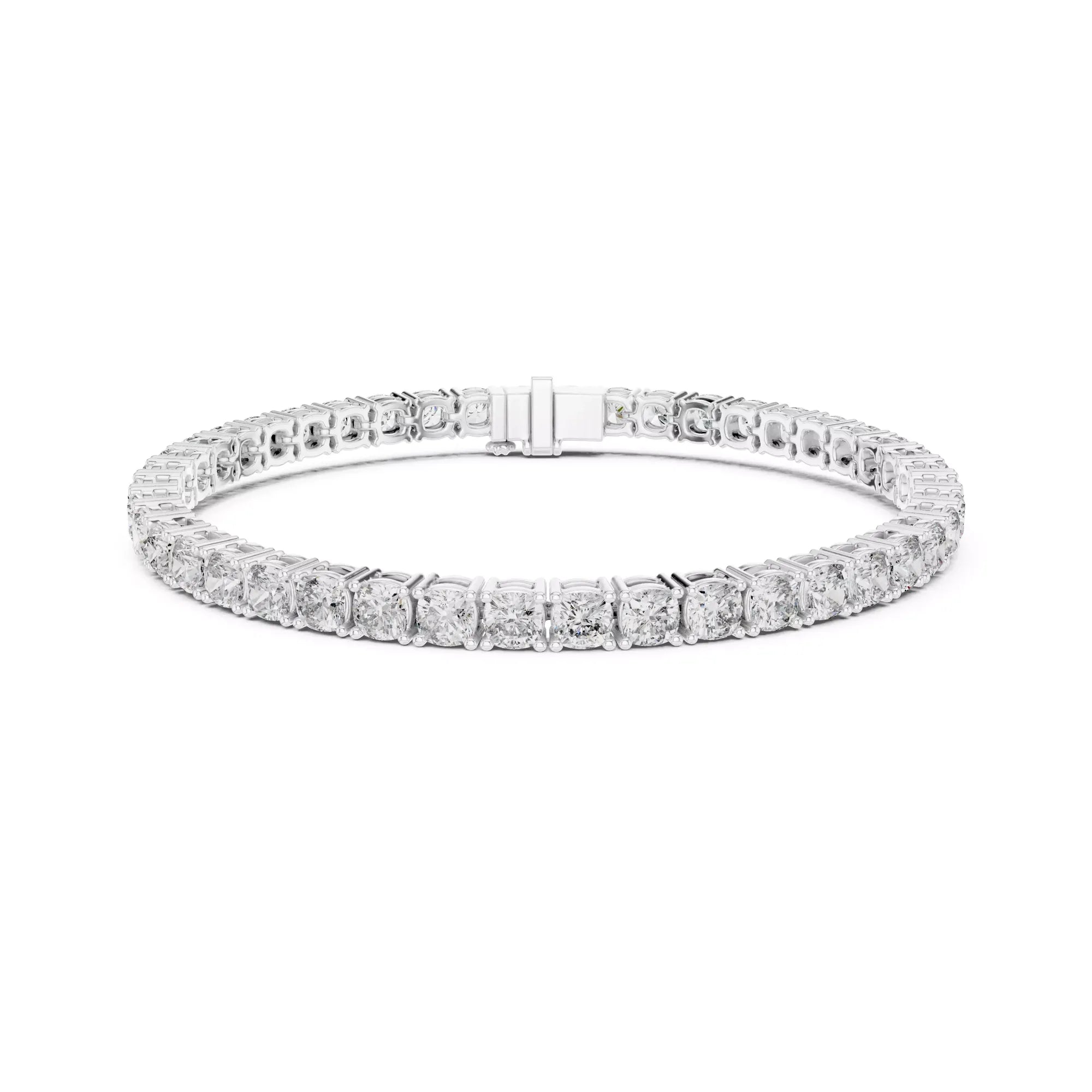 Classic Cushion Diamond Tennis Bracelet