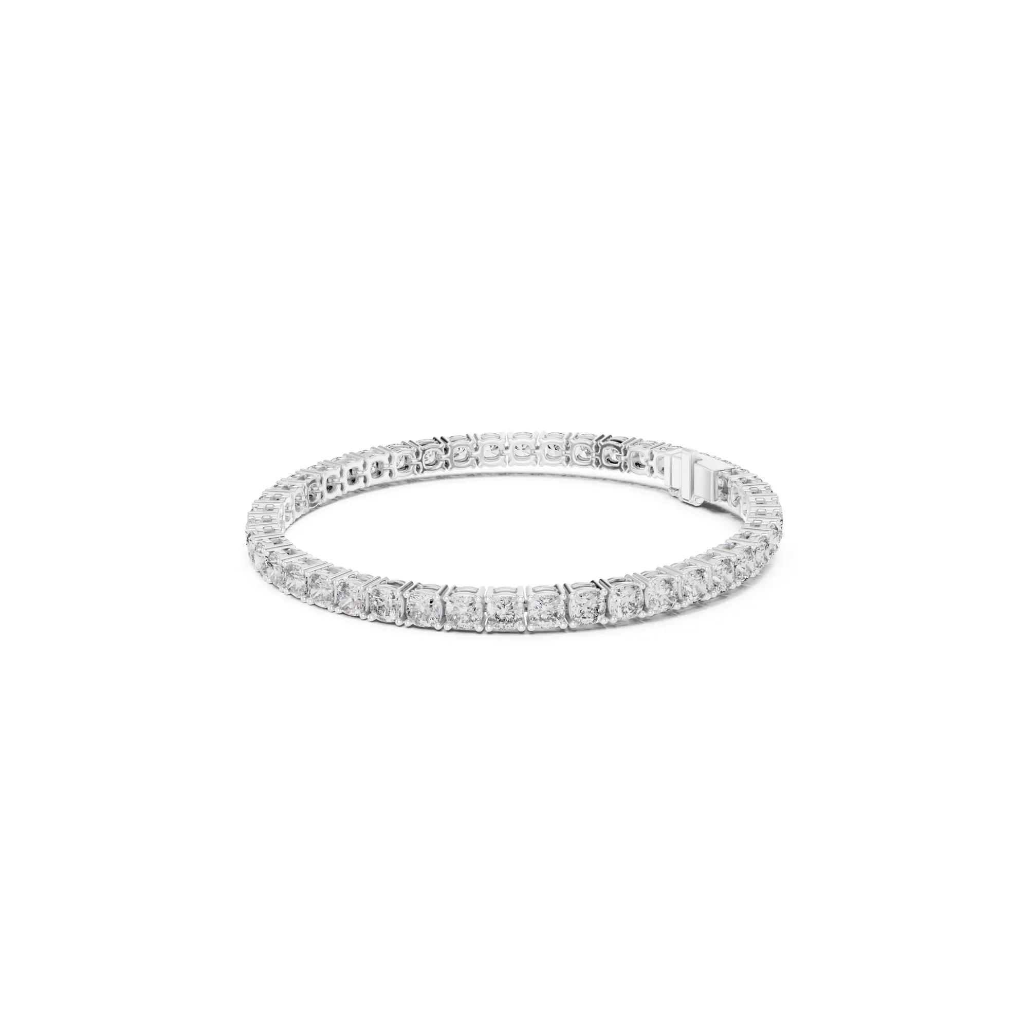 Classic Cushion Diamond Tennis Bracelet