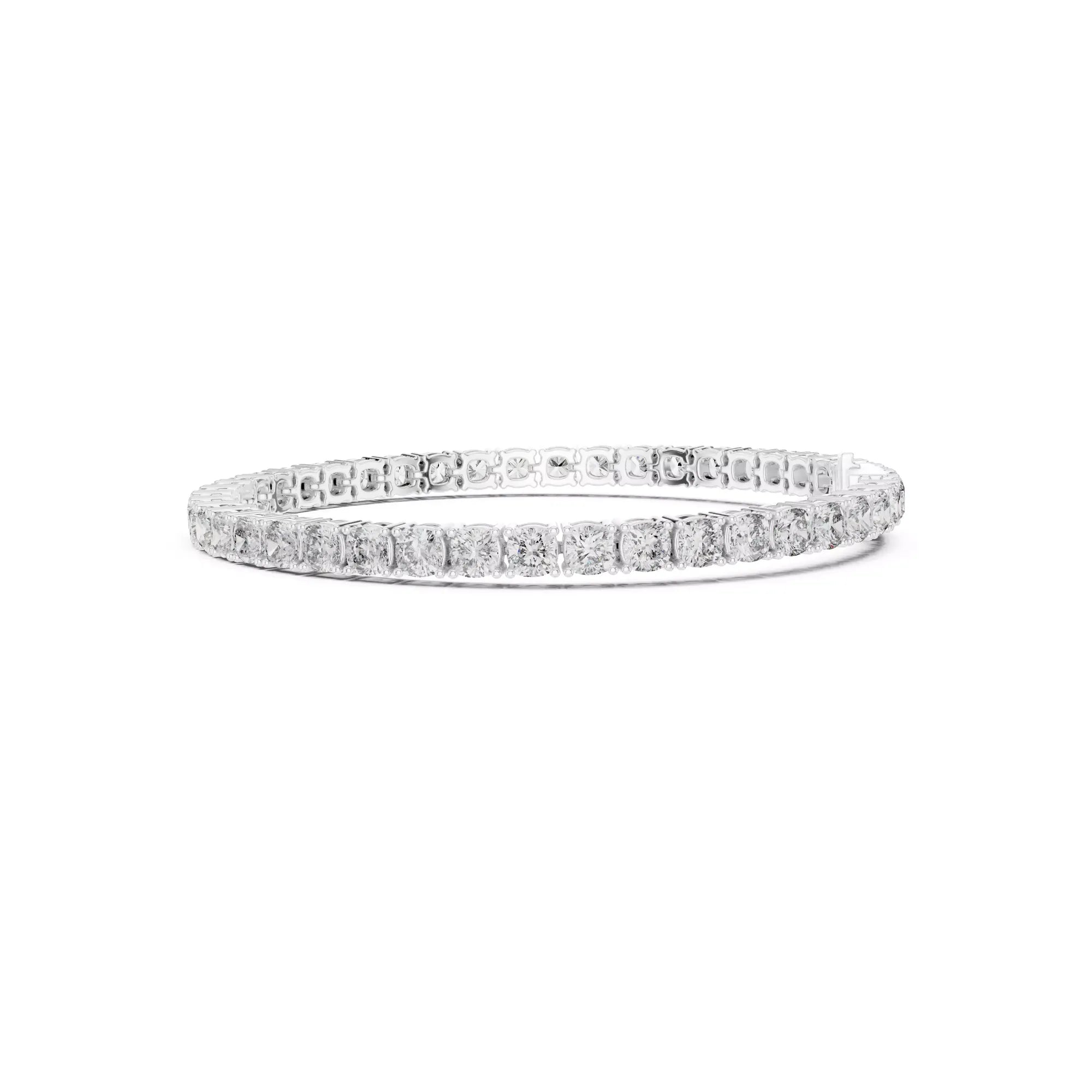 Classic Cushion Diamond Tennis Bracelet