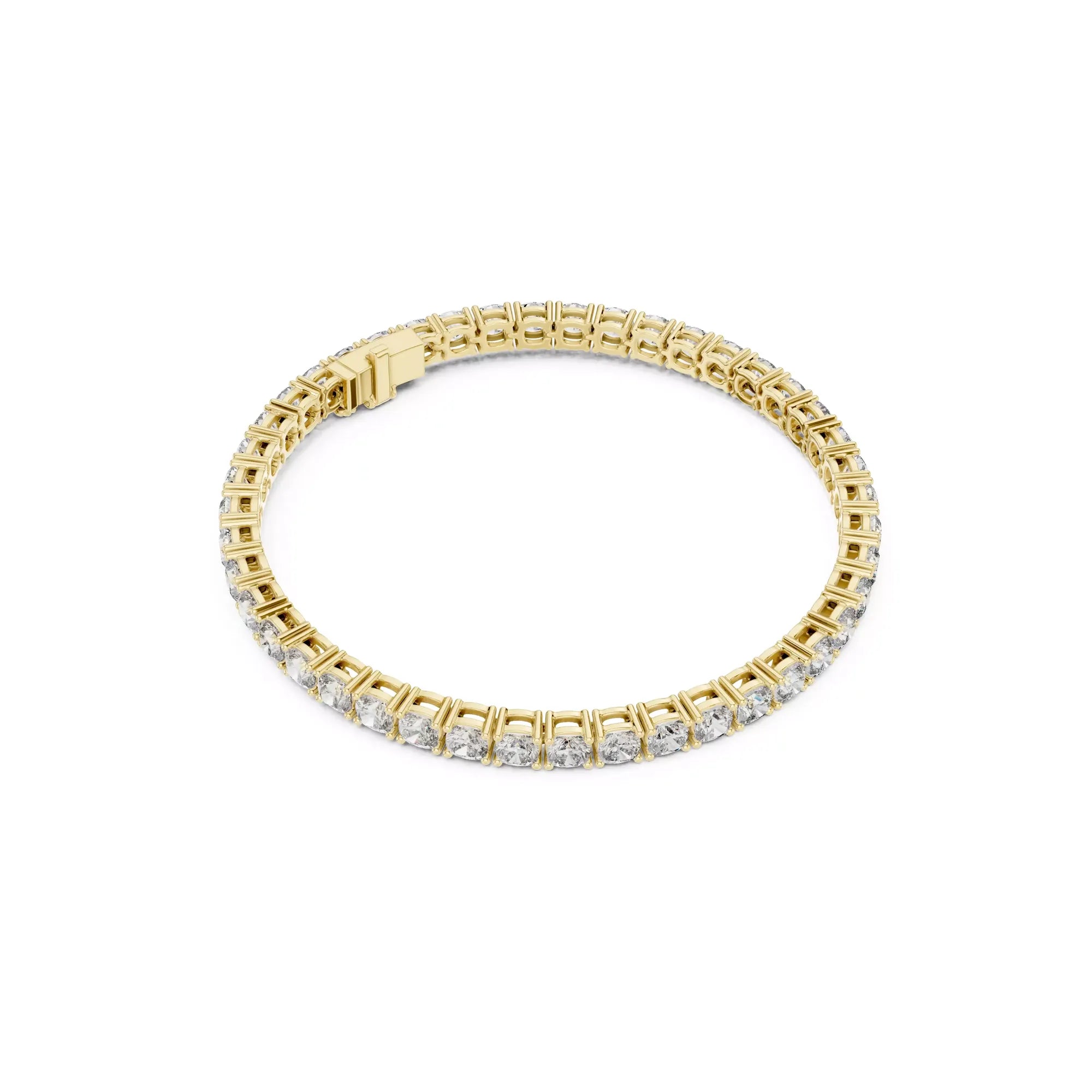 Classic Cushion Diamond Tennis Bracelet