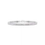 Classic Emerald Diamond Tennis Bracelet – 10.00ct