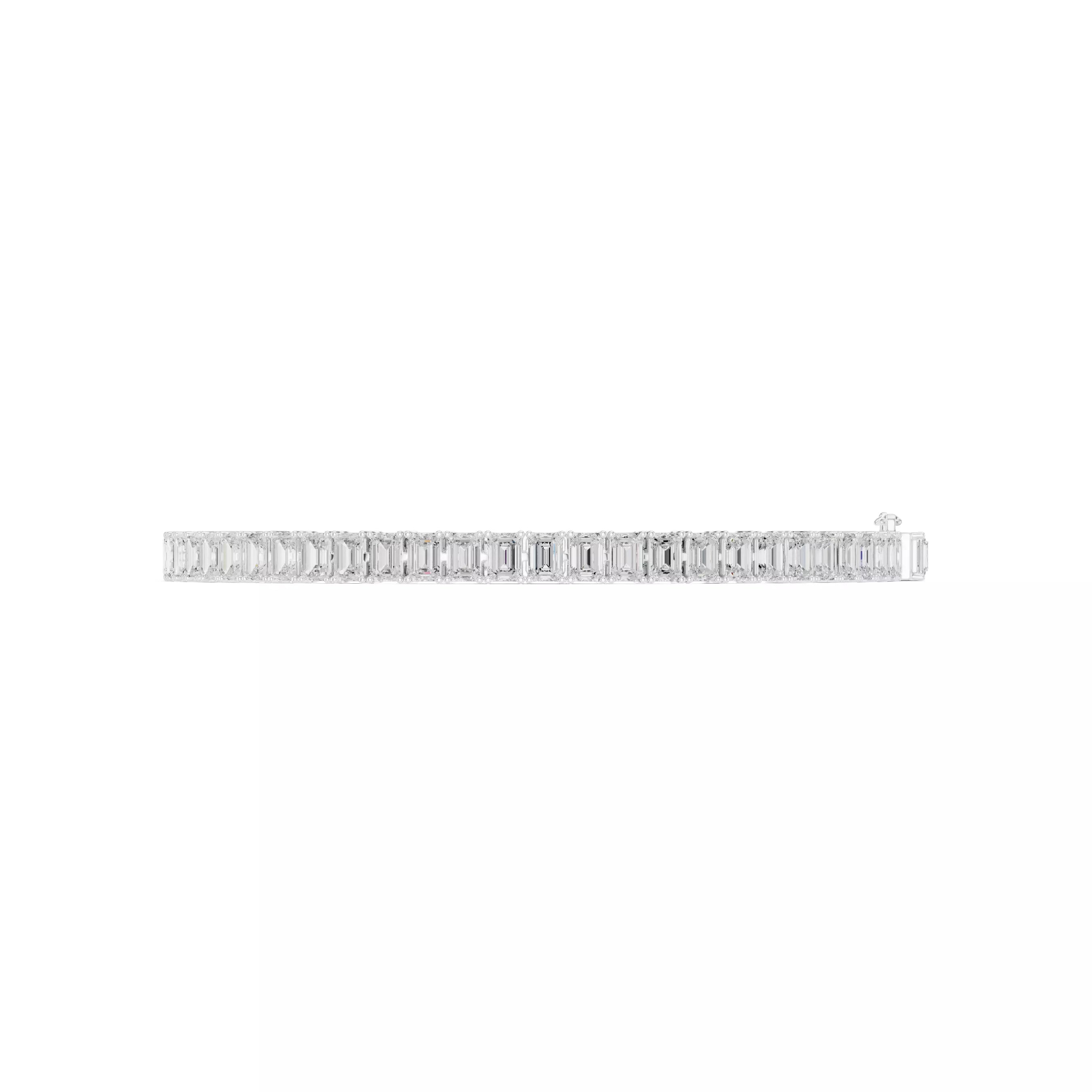 Classic Emerald Diamond Tennis Bracelet – 10.00ct