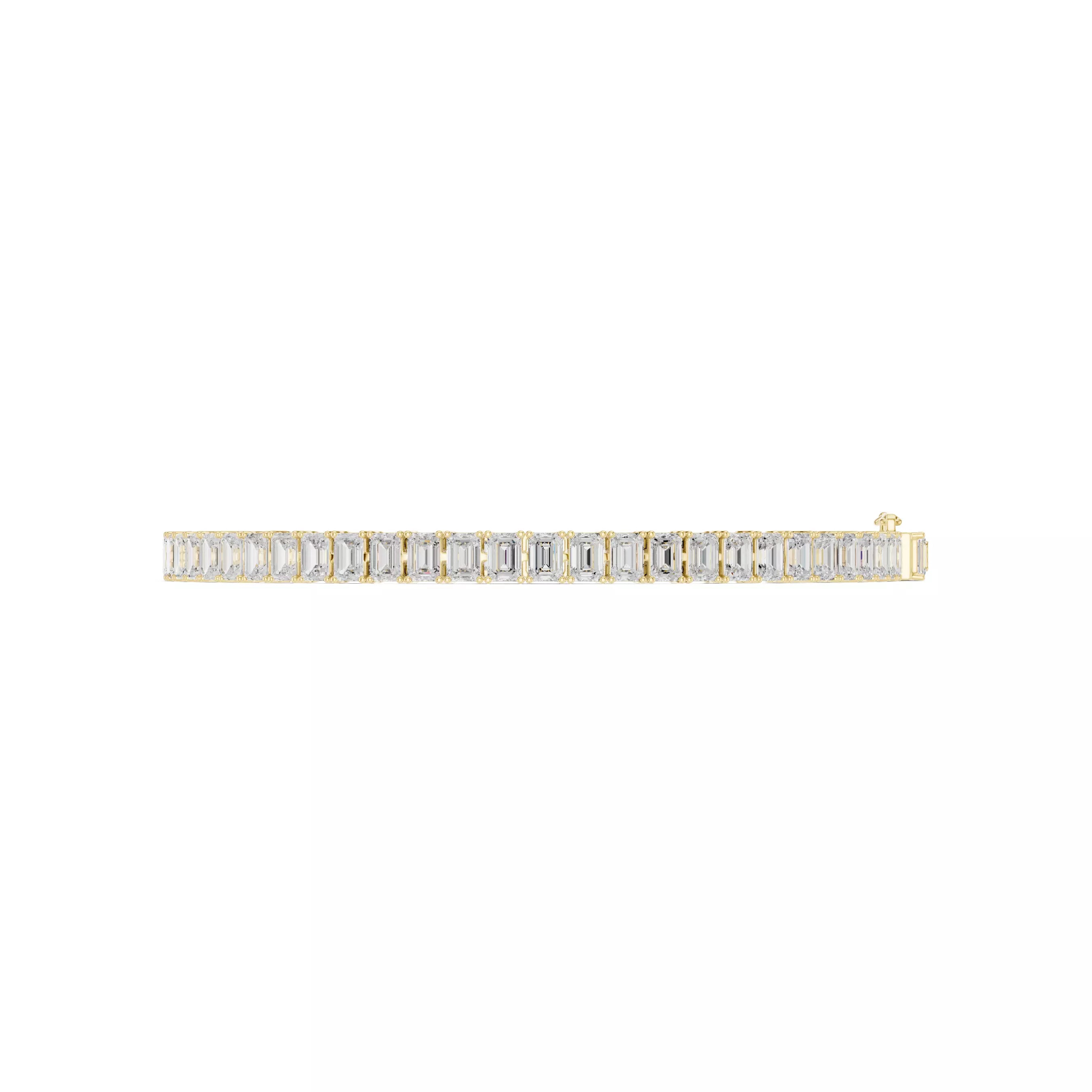 Classic Emerald Diamond Tennis Bracelet – 10.00ct