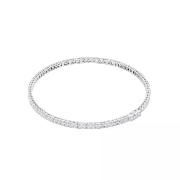 Classic Emerald Diamond Tennis Bracelet – 4.00ct