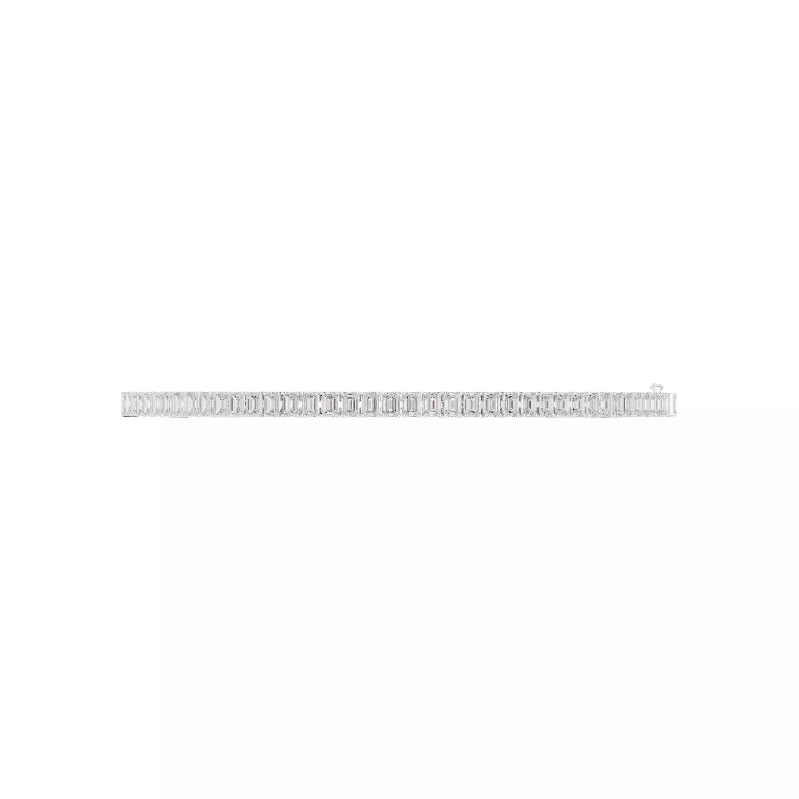 Classic Emerald Diamond Tennis Bracelet – 4.00ct
