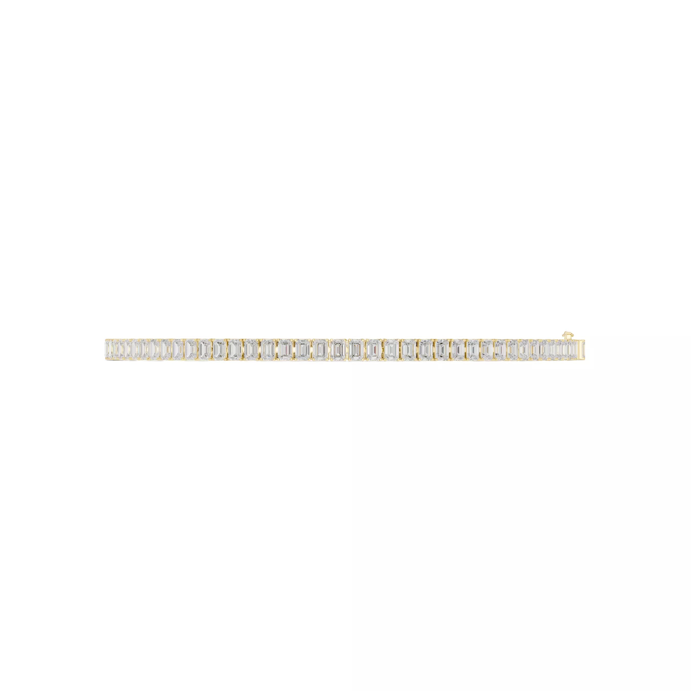 Classic Emerald Diamond Tennis Bracelet – 4.00ct