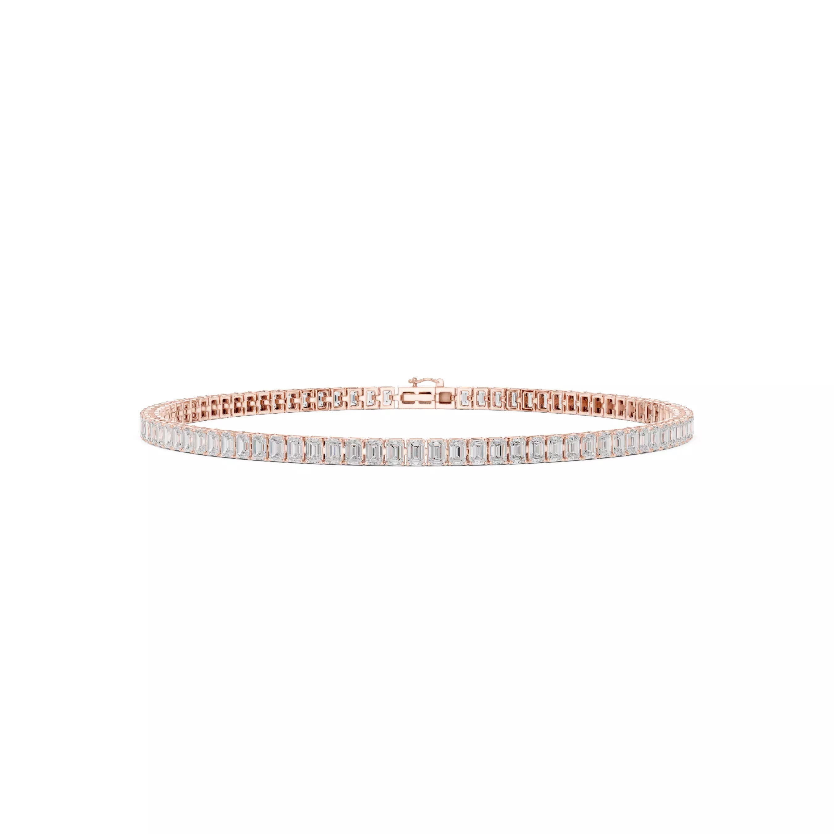 Classic Emerald Diamond Tennis Bracelet – 6.00ct