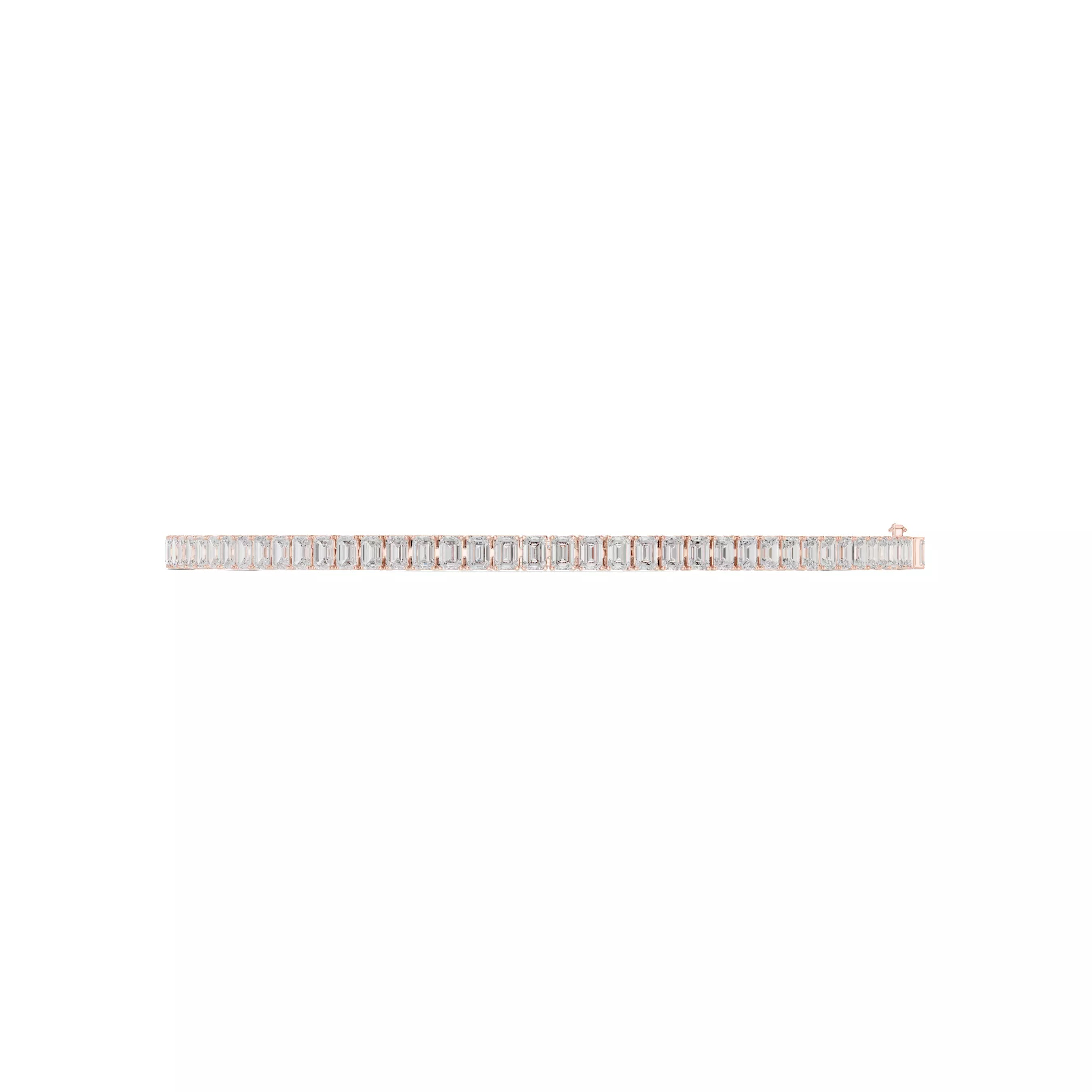 Classic Emerald Diamond Tennis Bracelet – 6.00ct