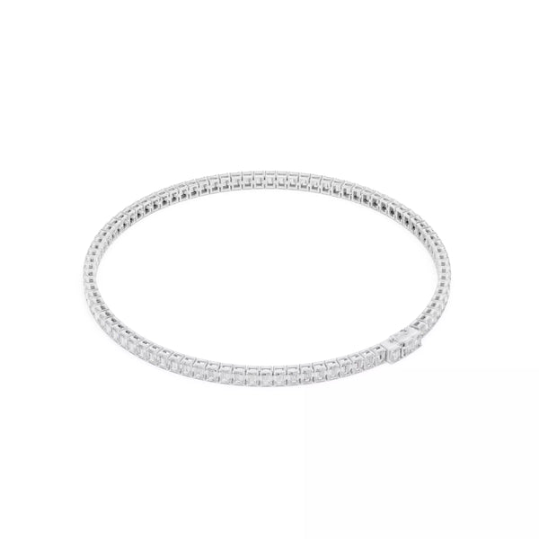 Classic Emerald Diamond Tennis Bracelet – 6.00ct