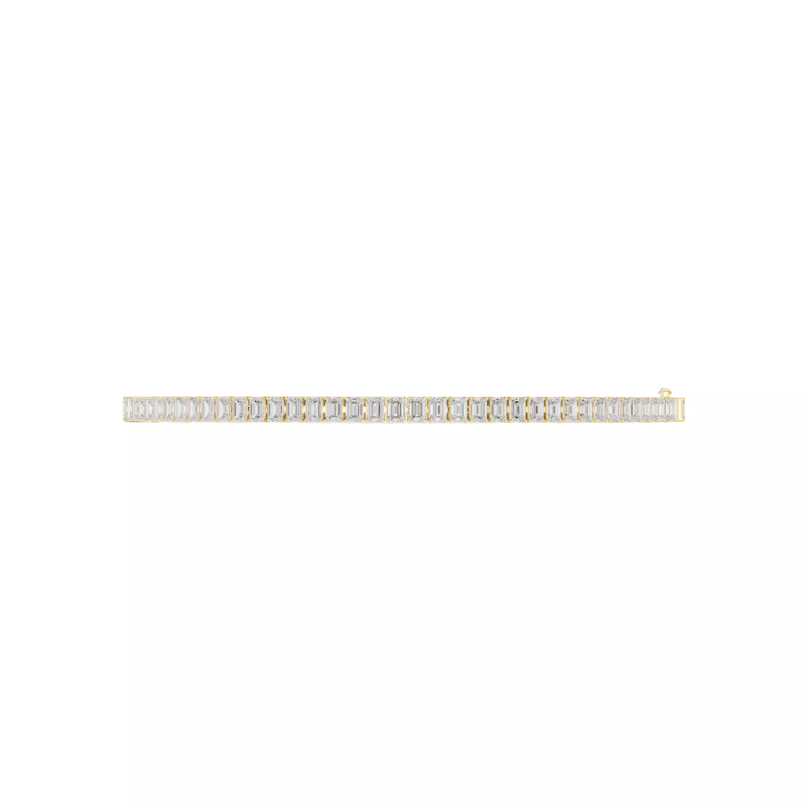 Classic Emerald Diamond Tennis Bracelet – 6.00ct