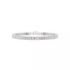 Classic Emerald Diamond Tennis Bracelet – 8.00ct