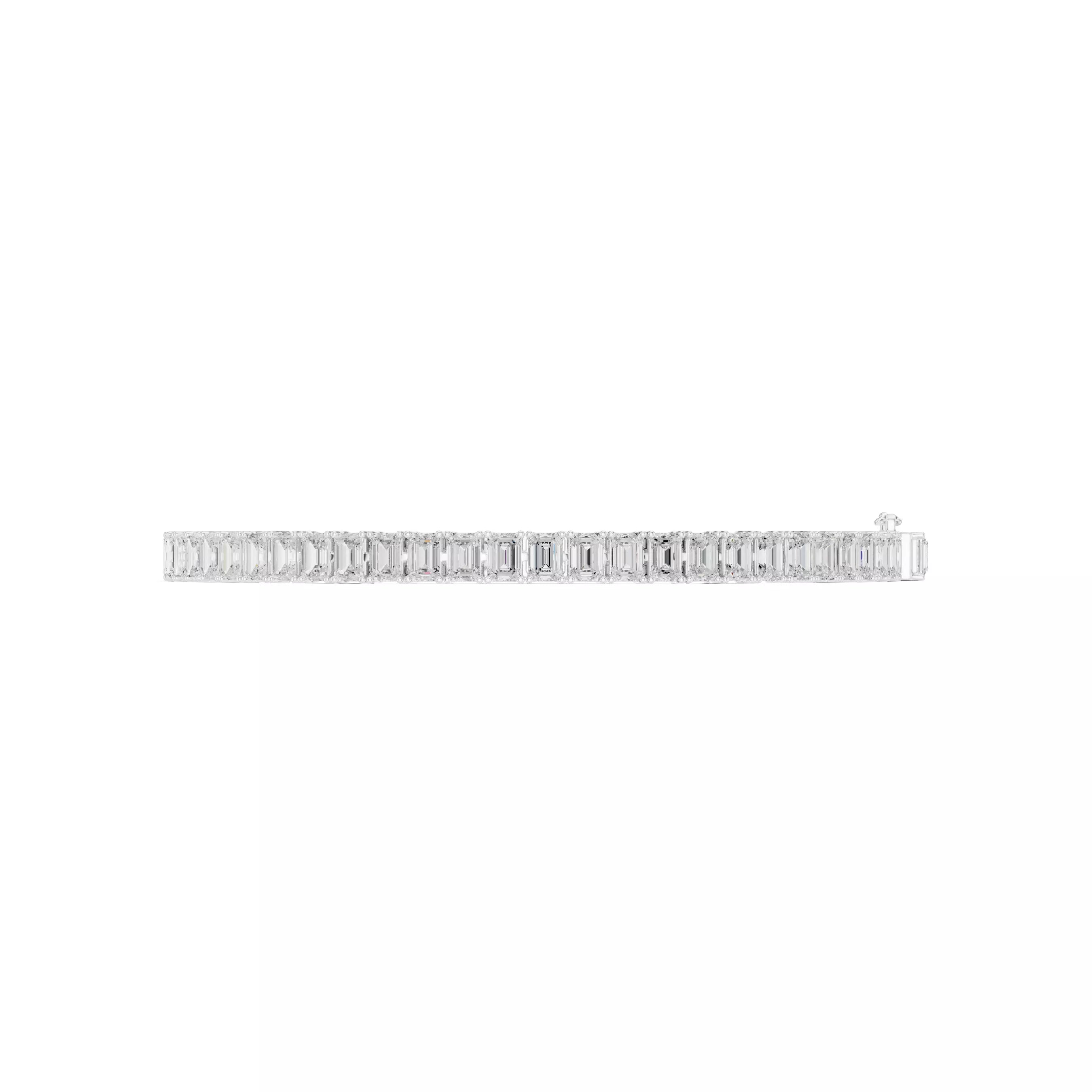Classic Emerald Diamond Tennis Bracelet – 8.00ct