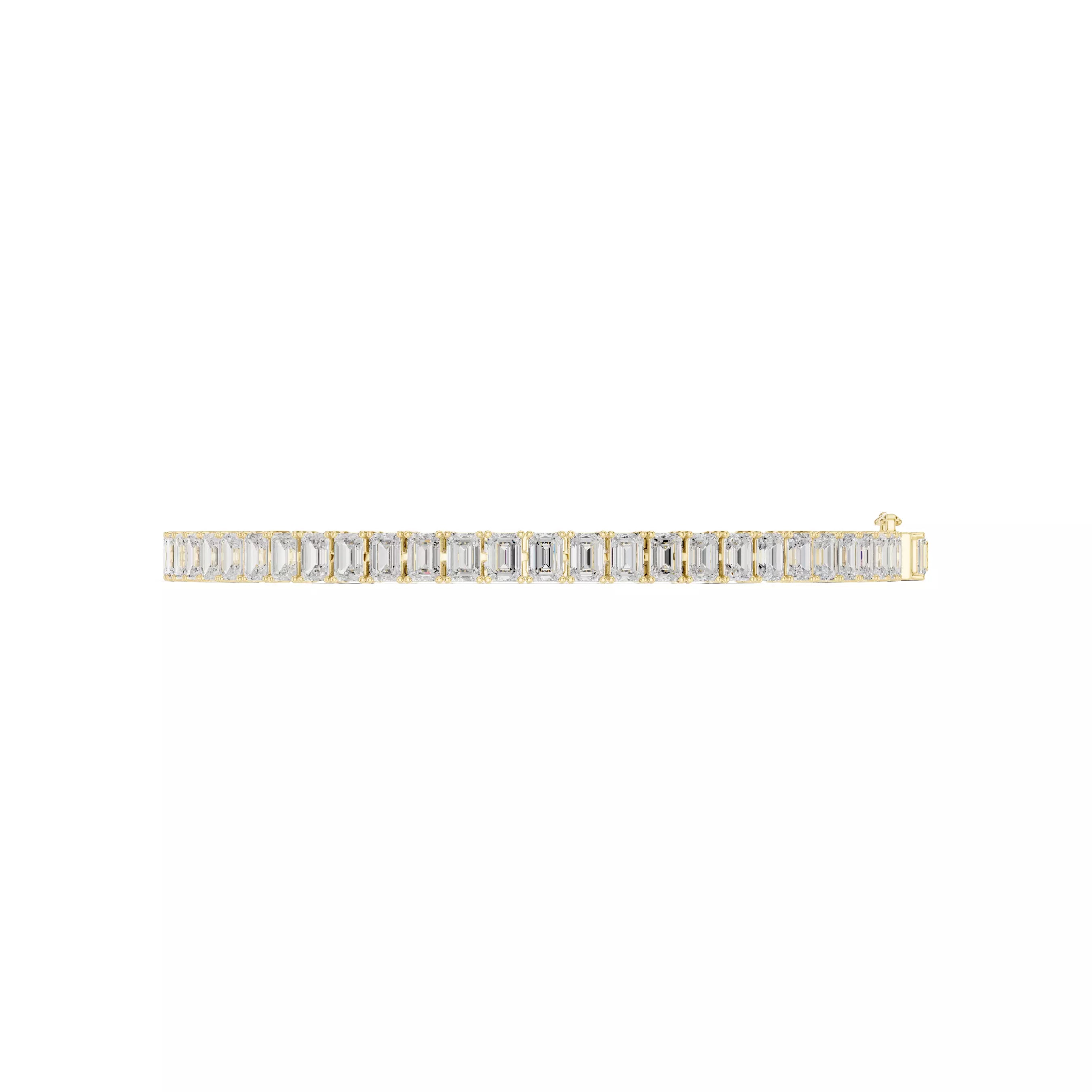 Classic Emerald Diamond Tennis Bracelet – 8.00ct