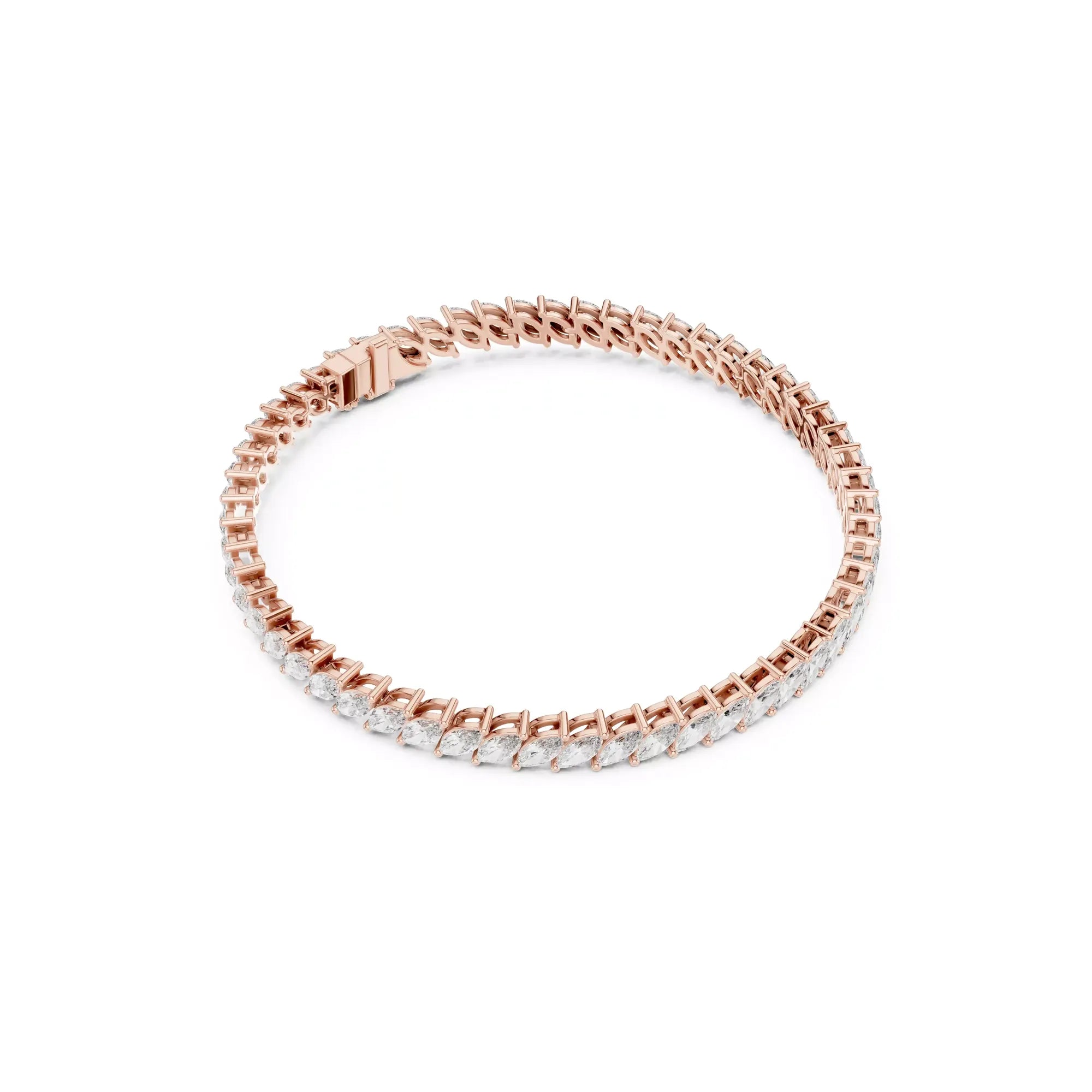 Classic Marquise Diamond Tennis Bracelet