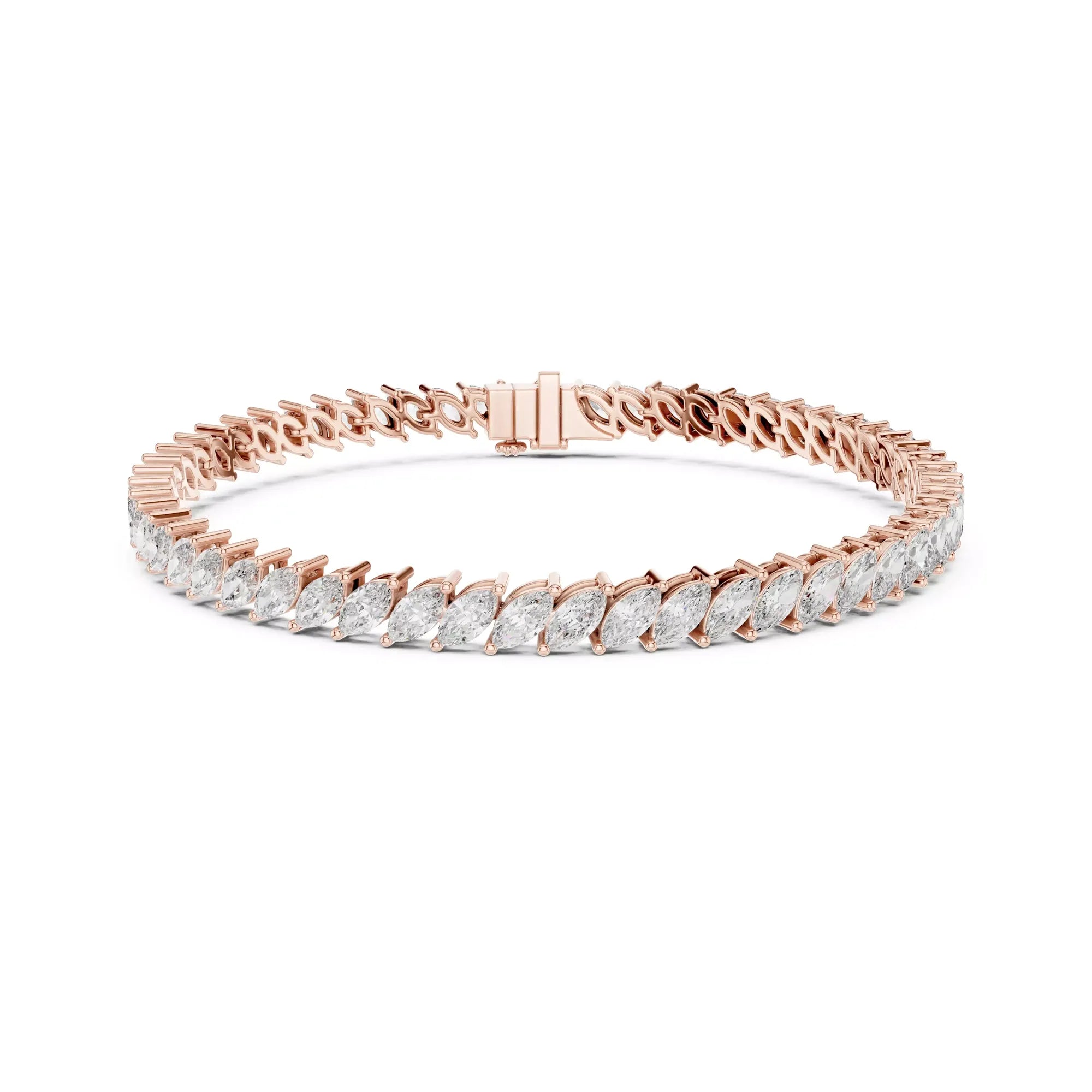 Classic Marquise Diamond Tennis Bracelet