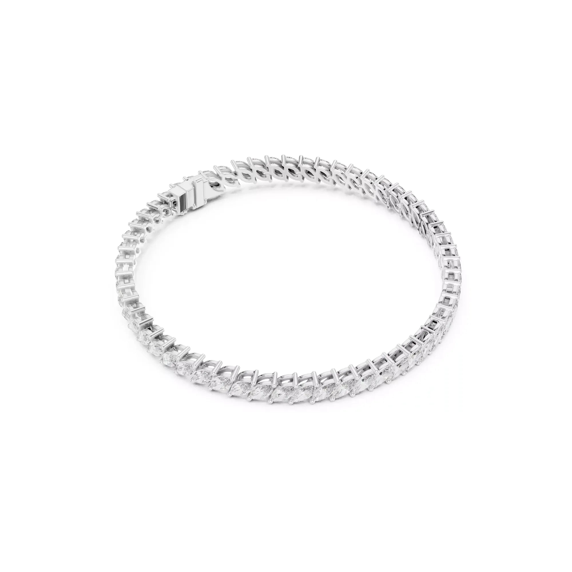 Classic Marquise Diamond Tennis Bracelet
