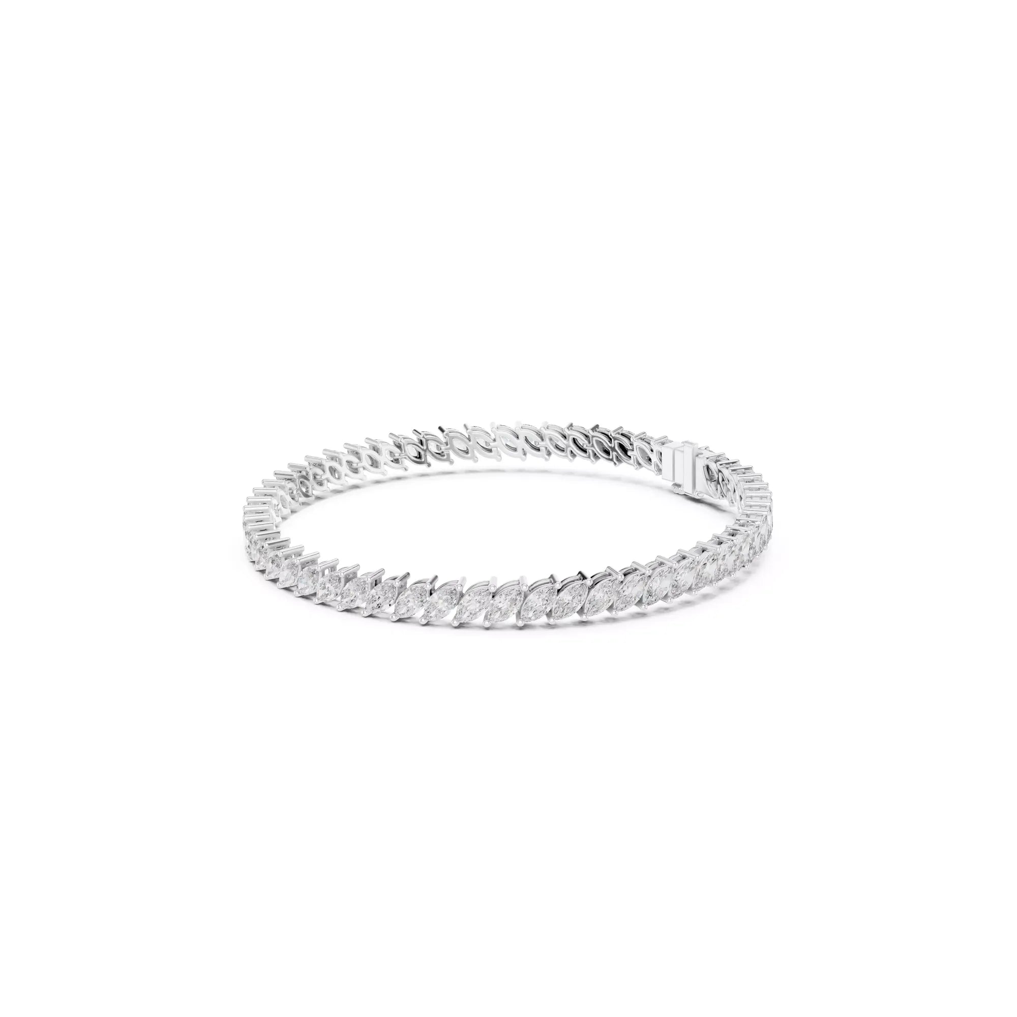 Classic Marquise Diamond Tennis Bracelet