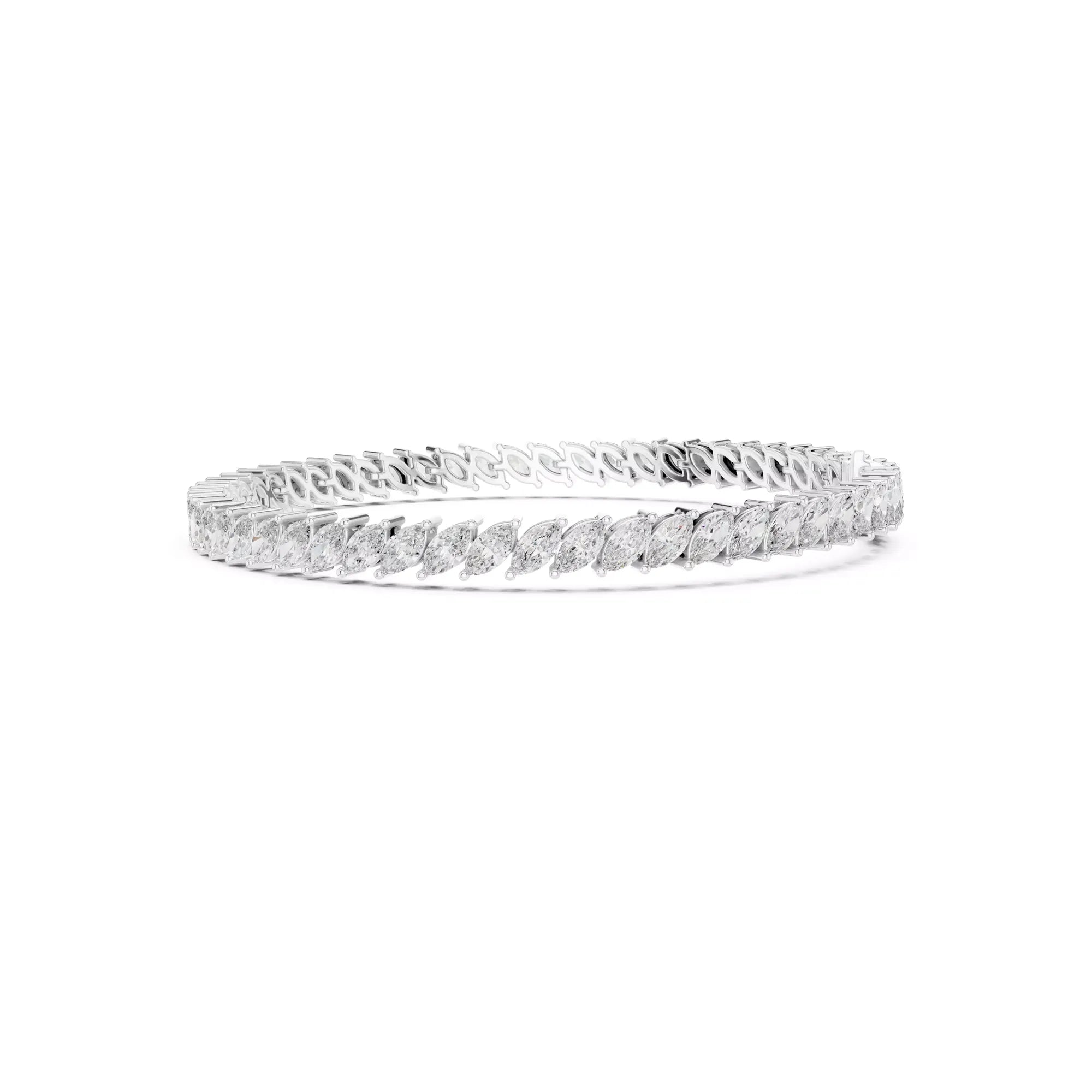 Classic Marquise Diamond Tennis Bracelet