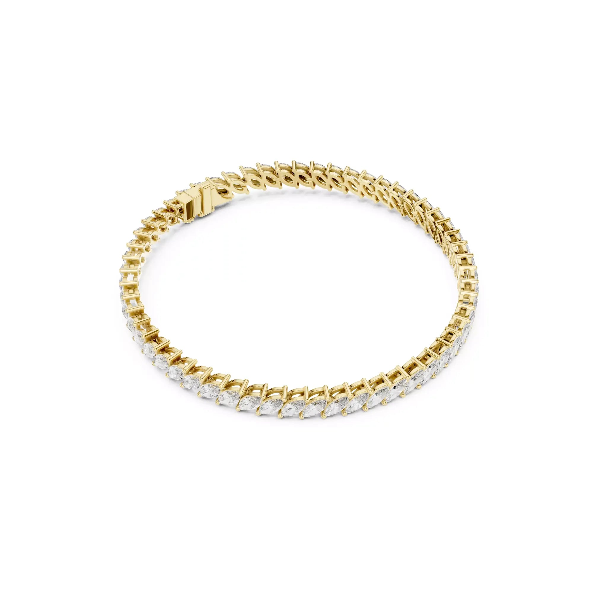 Classic Marquise Diamond Tennis Bracelet