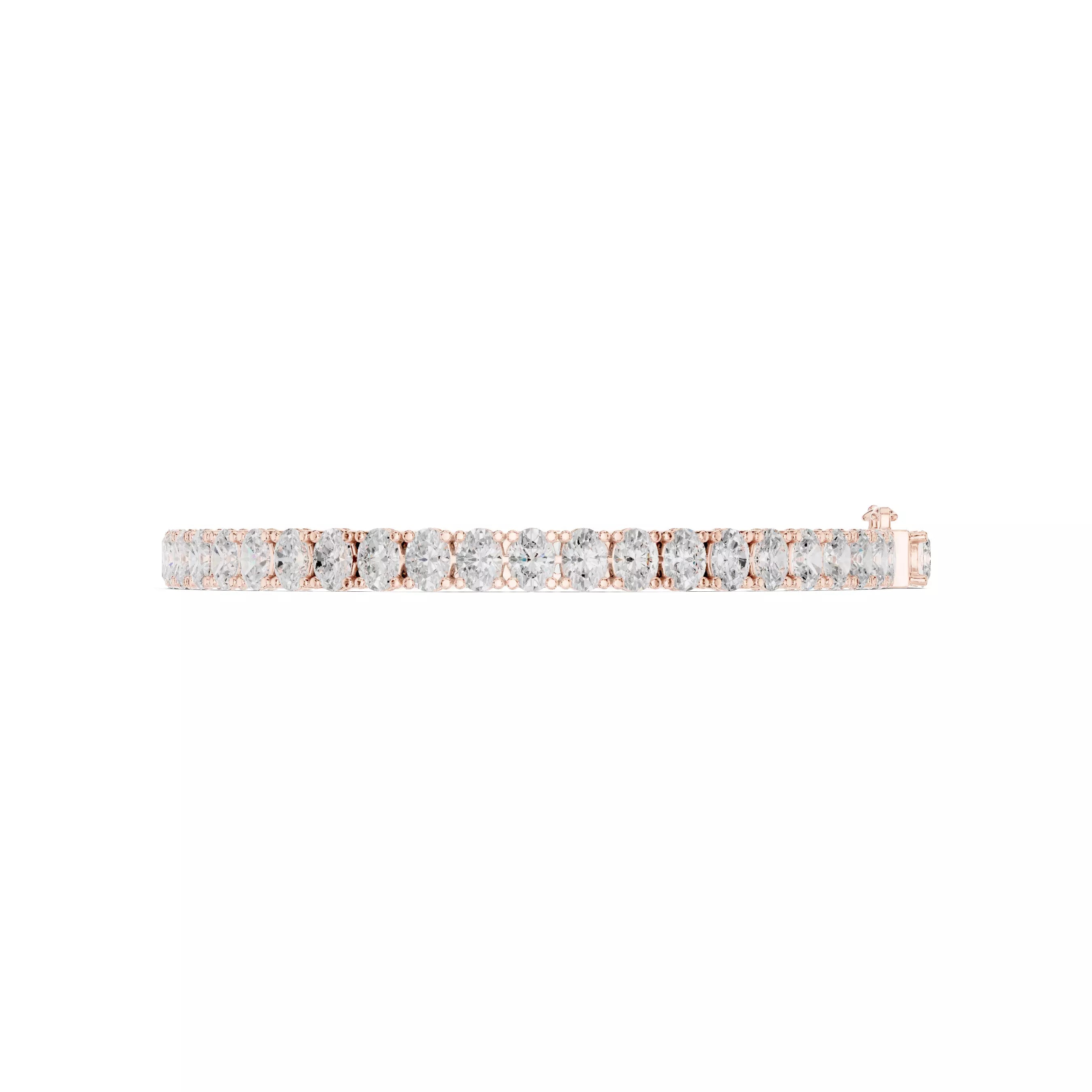 Classic Oval Diamond Tennis Bracelet – 10.00ct