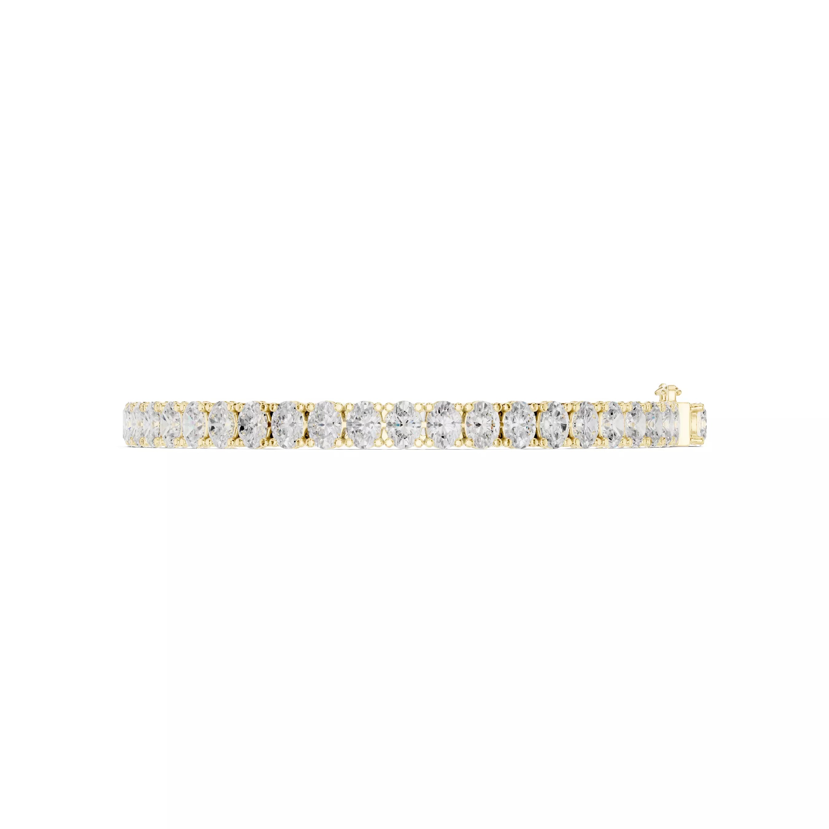 Classic Oval Diamond Tennis Bracelet – 10.00ct