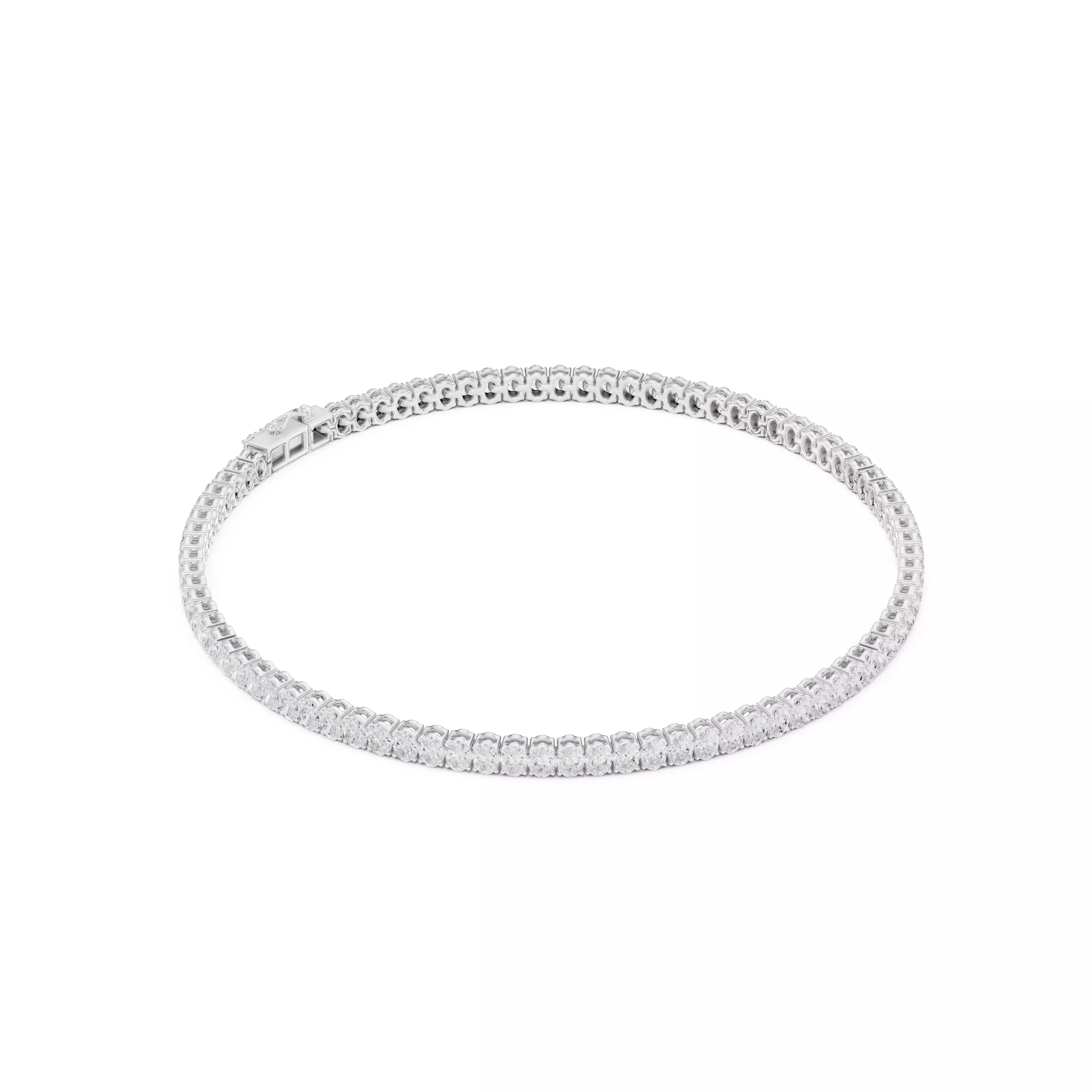 Classic Oval Diamond Tennis Bracelet – 2.00ct