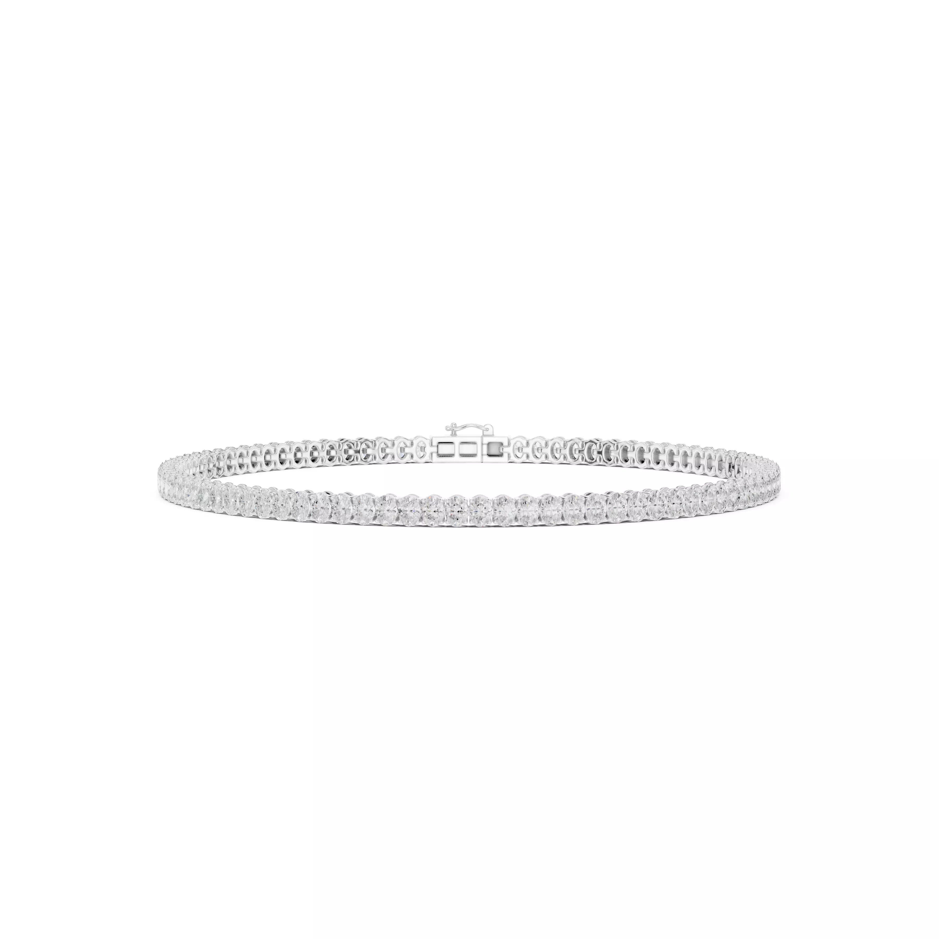 Classic Oval Diamond Tennis Bracelet – 2.00ct