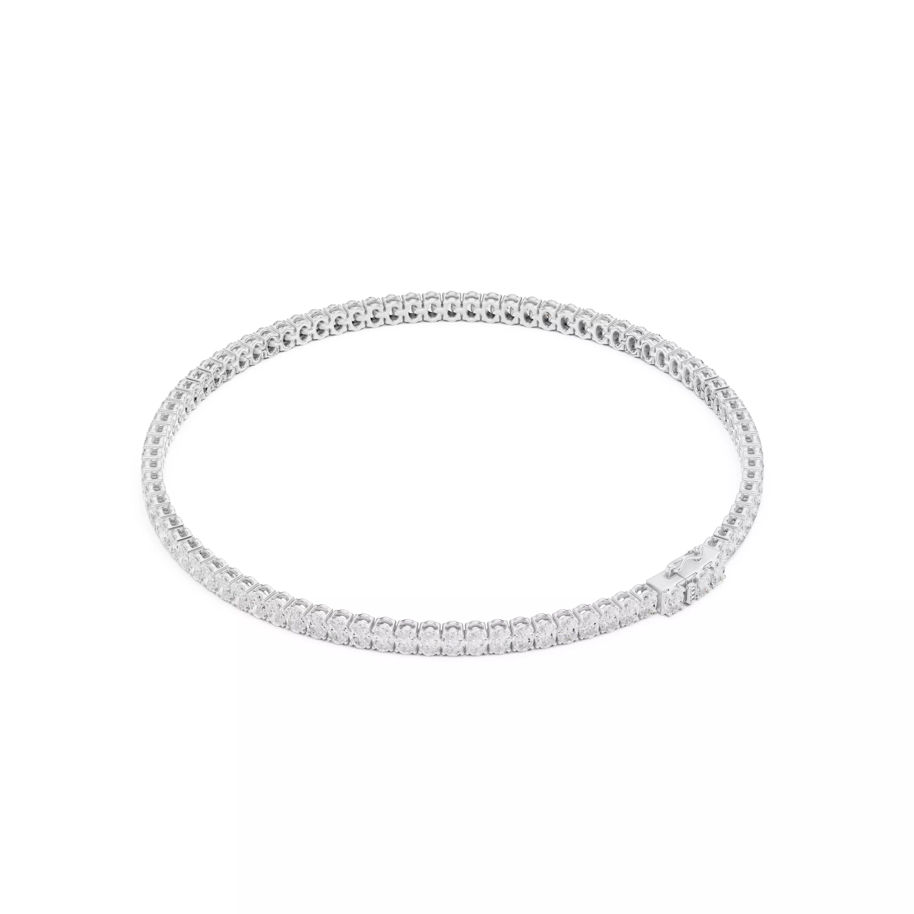 Classic Oval Diamond Tennis Bracelet – 2.00ct