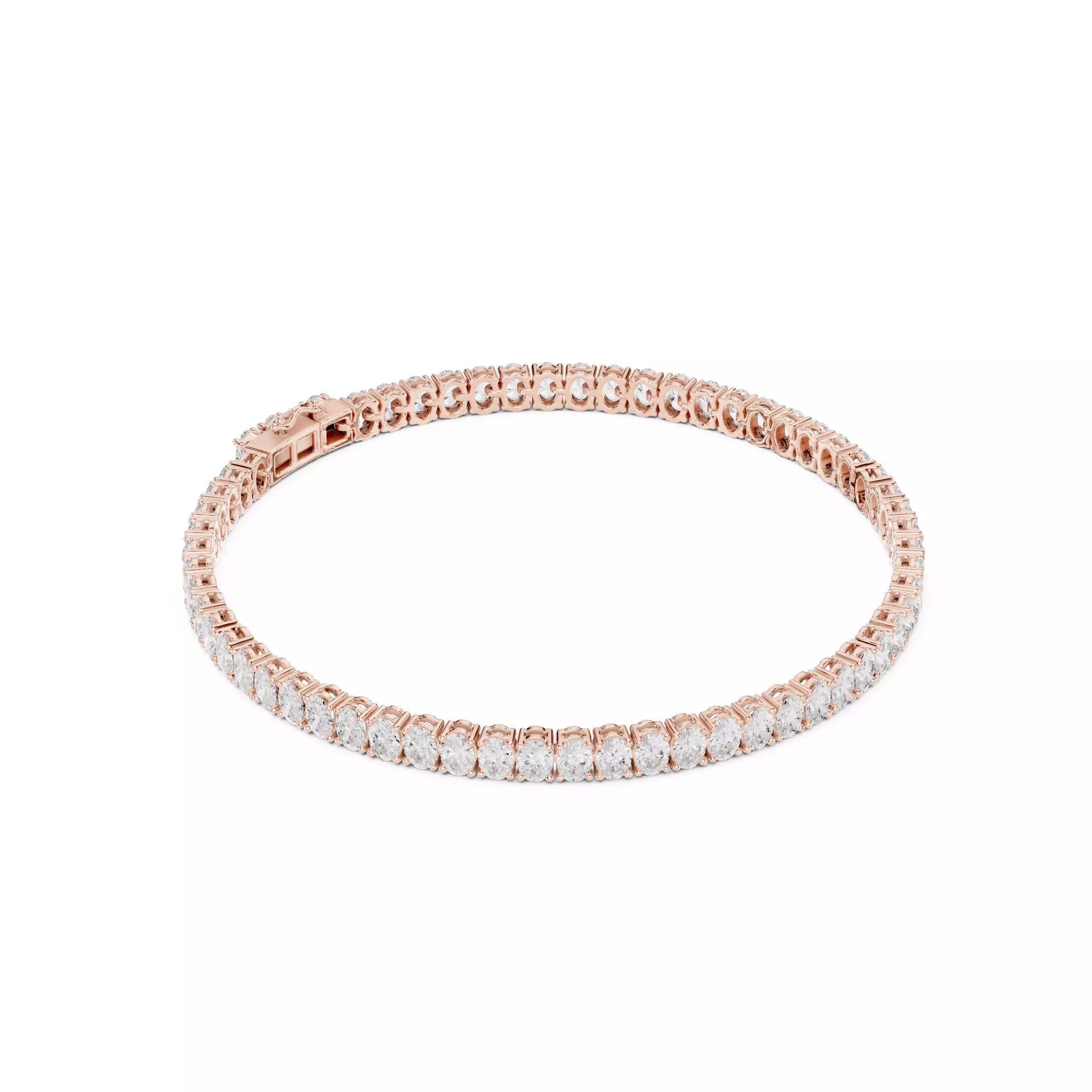 Classic Oval Diamond Tennis Bracelet – 4.00ct