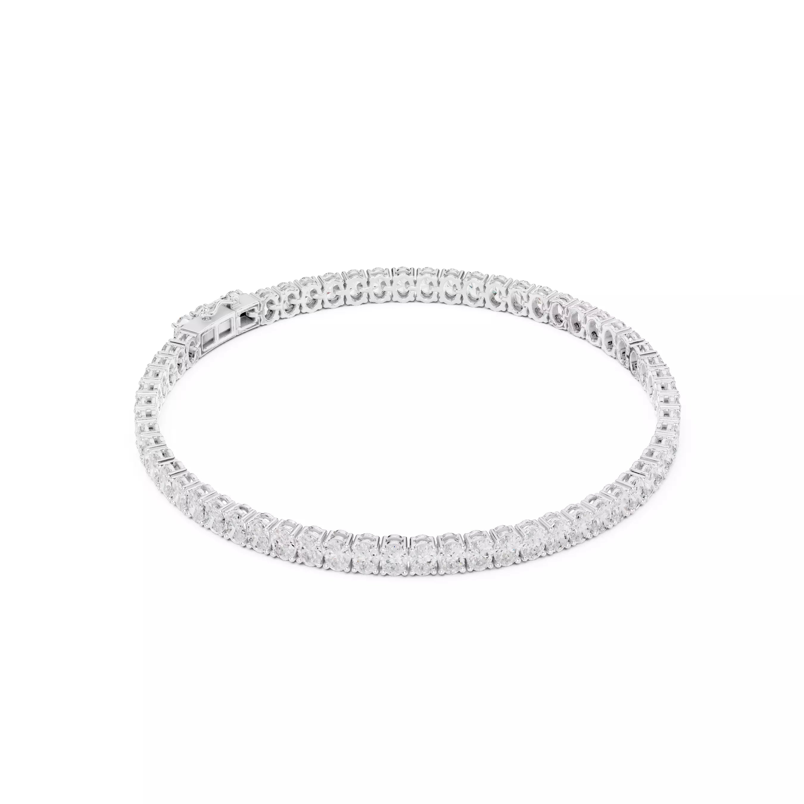 Classic Oval Diamond Tennis Bracelet – 4.00ct