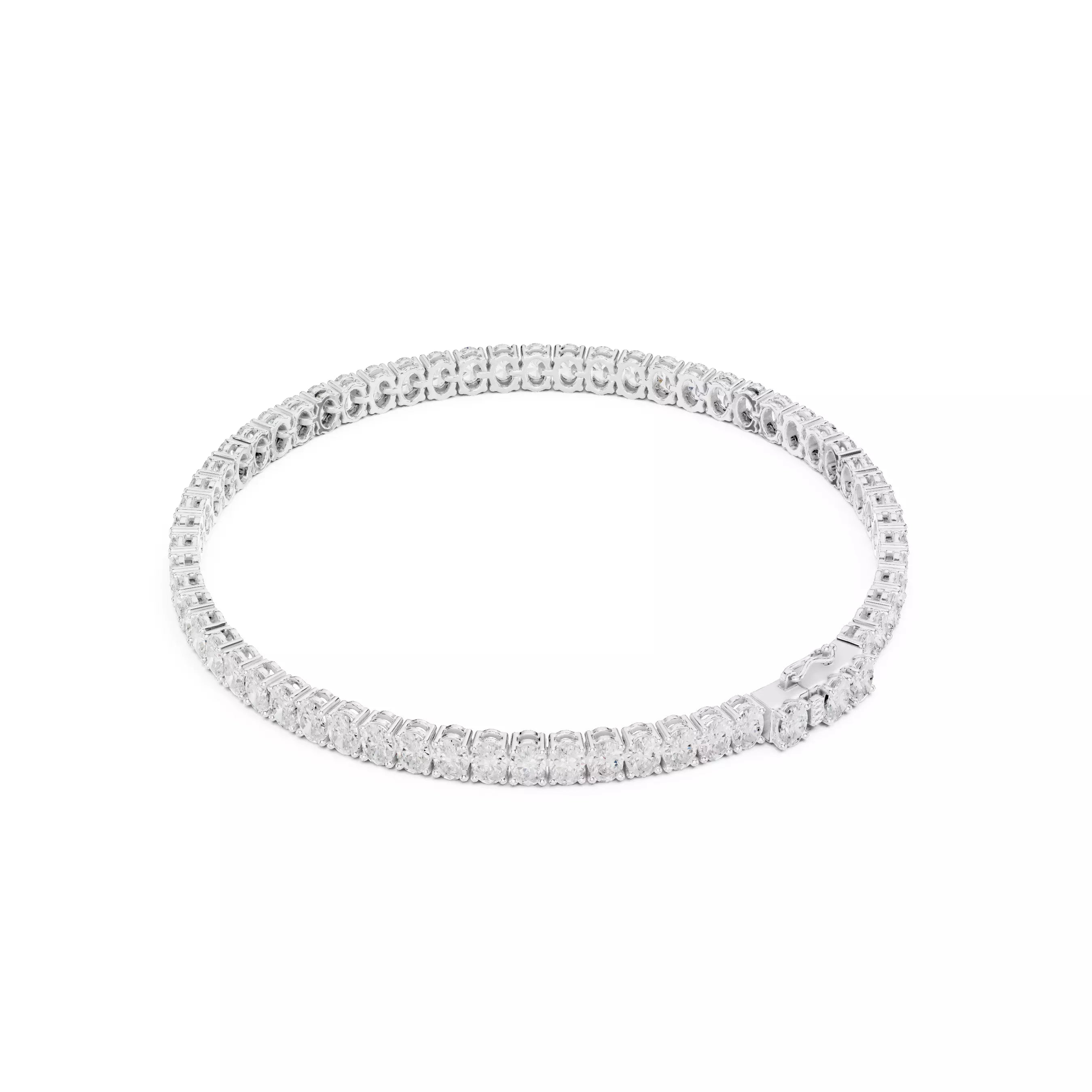 Classic Oval Diamond Tennis Bracelet – 4.00ct
