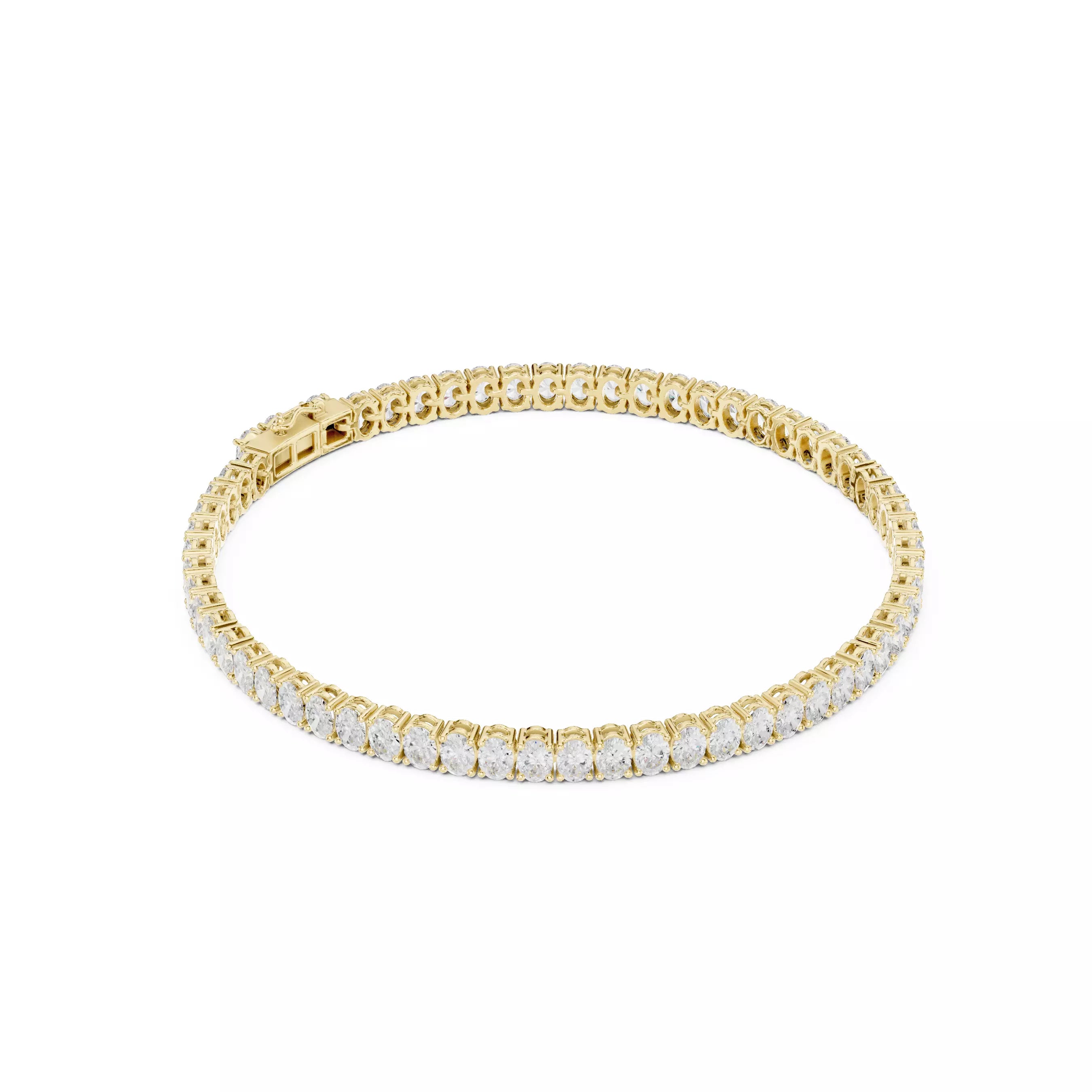Classic Oval Diamond Tennis Bracelet – 4.00ct