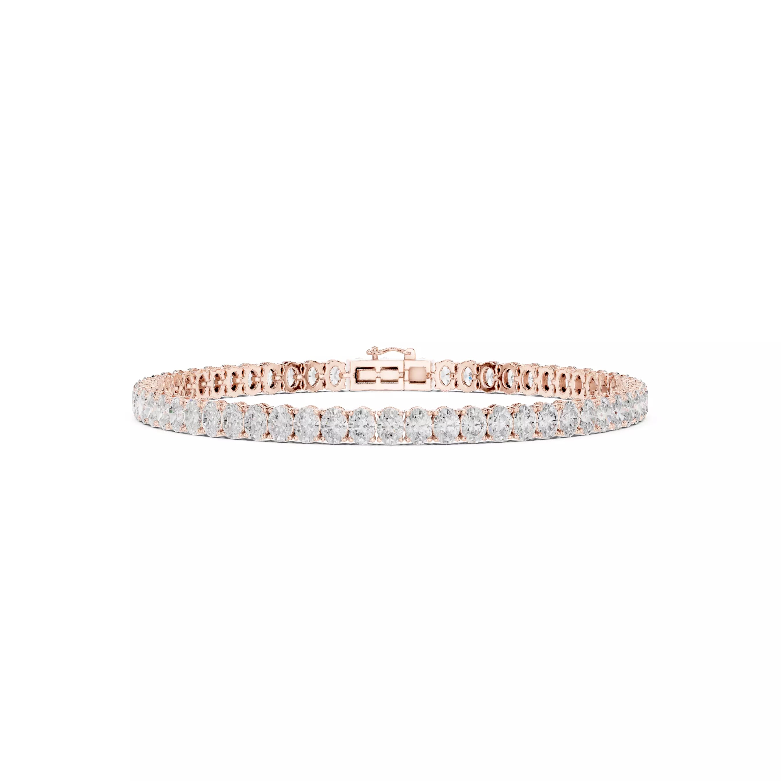 Classic Oval Diamond Tennis Bracelet – 6.00ct