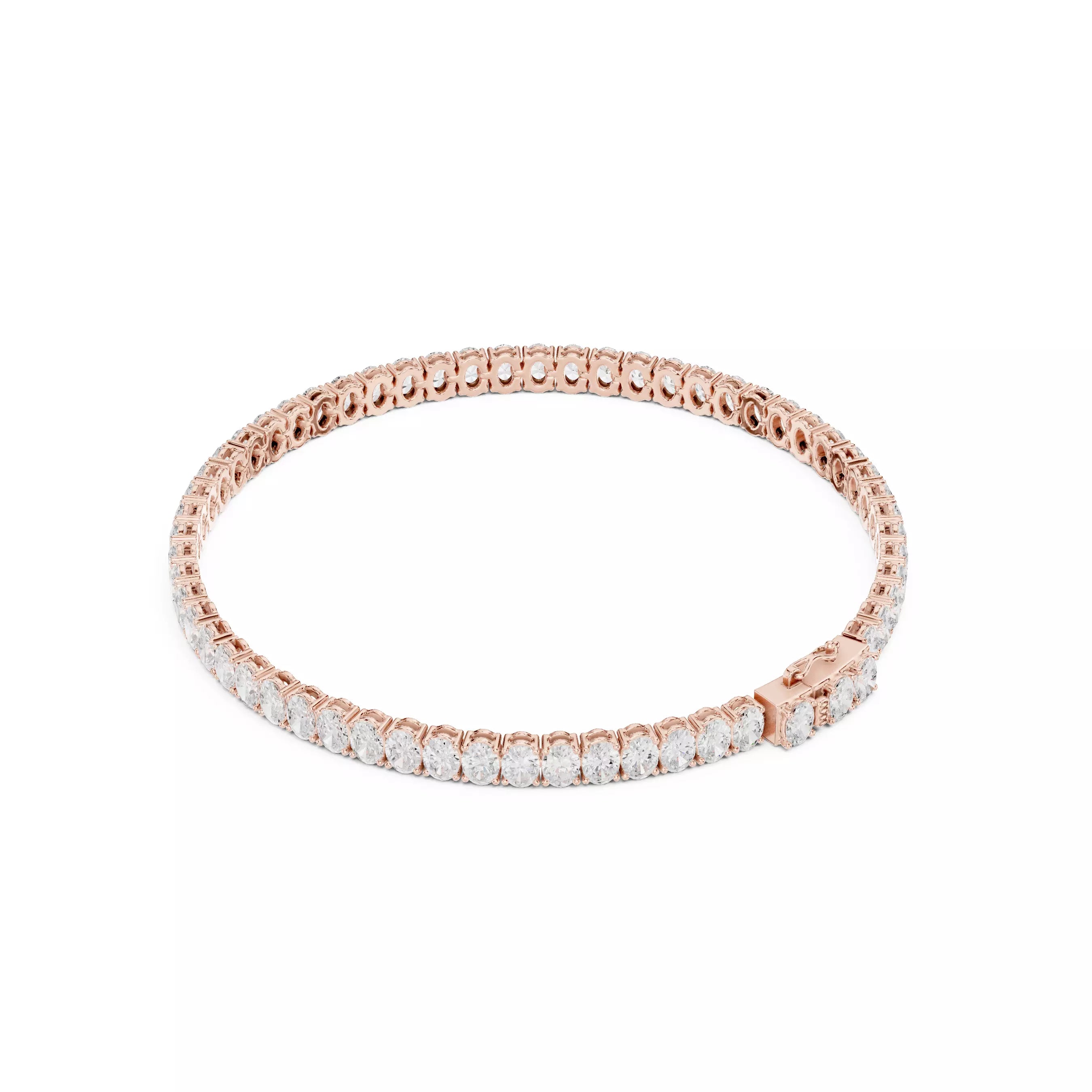 Classic Oval Diamond Tennis Bracelet – 6.00ct